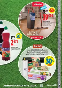 E.leclerc katalog akcije – veljaven od 17.06.2026 | Stran: 7 | Izdelki: Sirup, Ledeni čaj, Caj, Voda