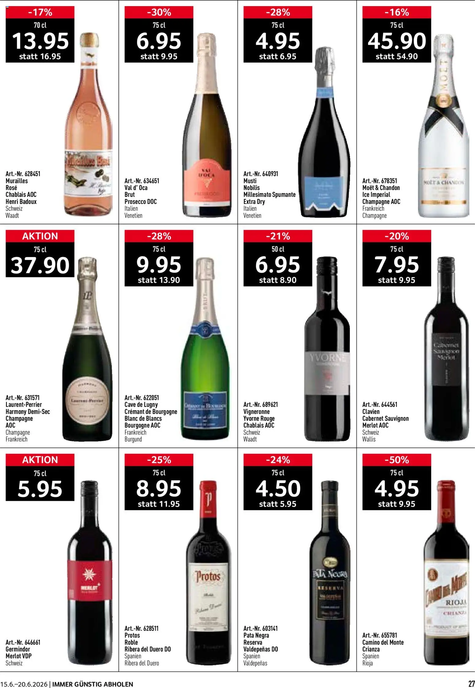 Prodega aktionen – gültig ab 15.06.2026 | Seite: 27 | Produkte: Merlot, Rouge