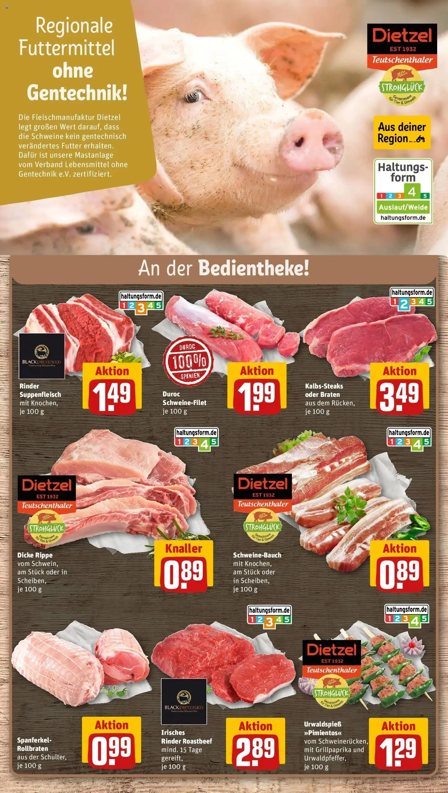 REWE Prospekt ab 07.09.2026 zum Blättern » Angebote | Seite: 8 | Produkte: Schweinebauch, Roastbeef, Schweinefilet, Suppenfleisch