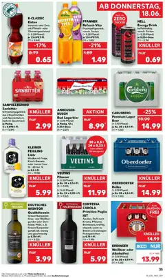 Kaufland Prospekt Bad Nauheim ab 15.06.2026 gültig | Seite: 44 | Produkte: Erdinger, Weißwein, Rotwein, Kleiner feigling