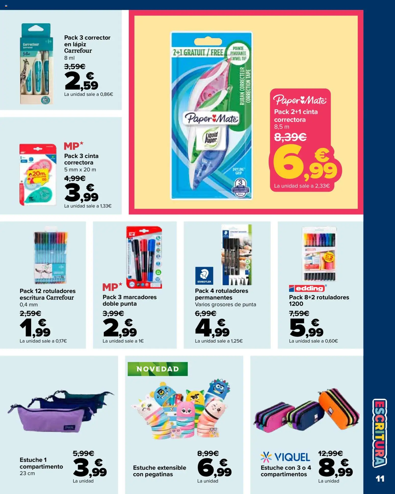 Carrefour Vuelta al cole │ válido desde el 18/08/2026 | Página: 11 | Productos: Corrector