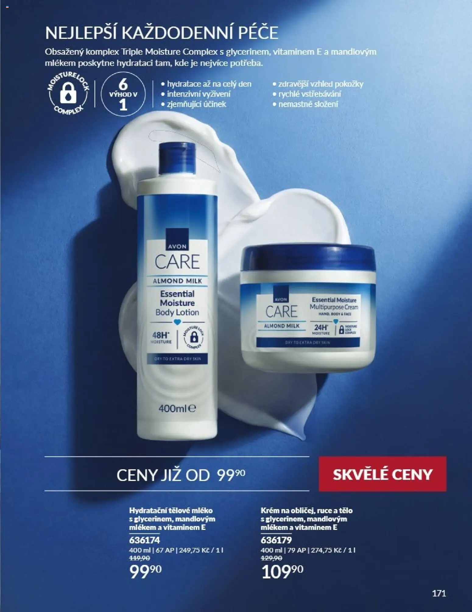 Avon Katalog 09/2026 od 01.09.2026 | Strana: 171 | Produkty: Tělové mléko, Mléko, Krém, Body