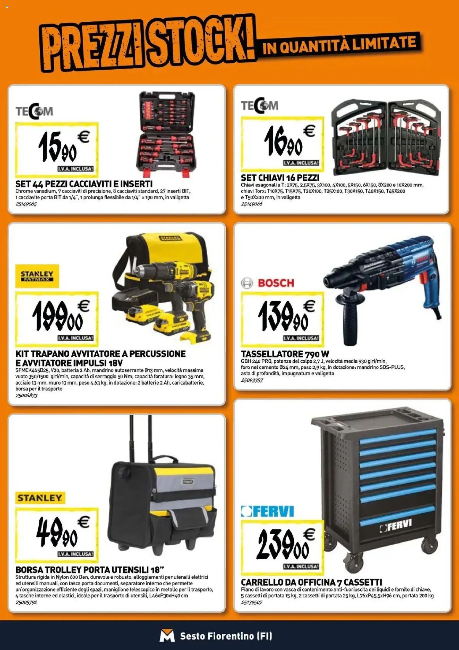 Volantino TECNOMAT del 29/10/2026 | Pagina: 19 | Prodotti: Porta, Borsa, Batteria, Cemento