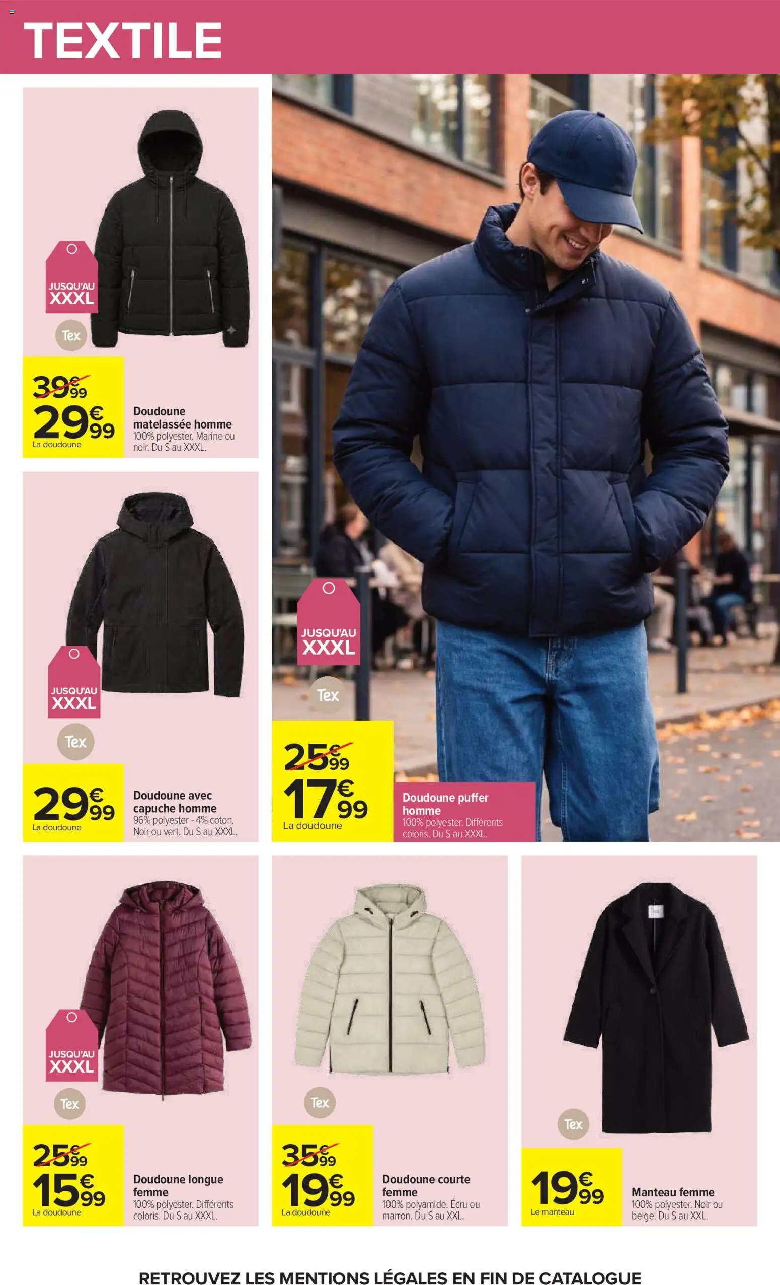 {H1} | Page: 50 | Produits: Doudoune longue, Doudoune longue femme, Manteau, Short