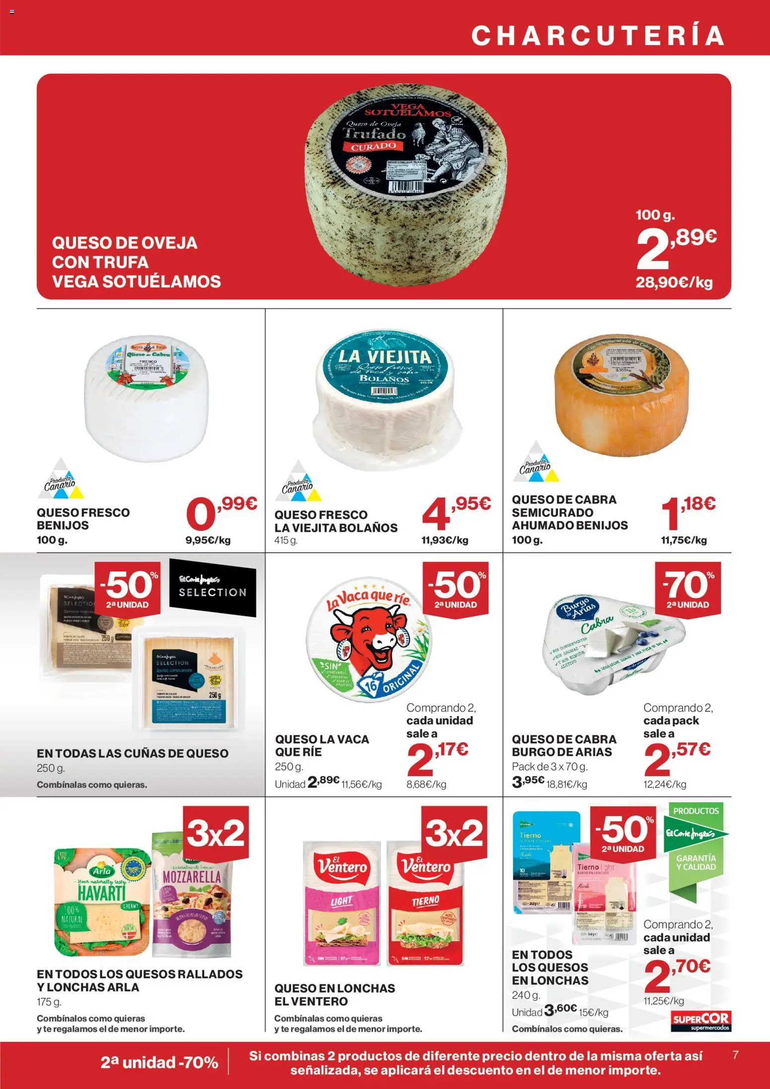 Supercor Canarias │ válido desde el 28/10/2026 | Página: 7 | Productos: Queso de oveja, Queso, Té, Queso de cabra