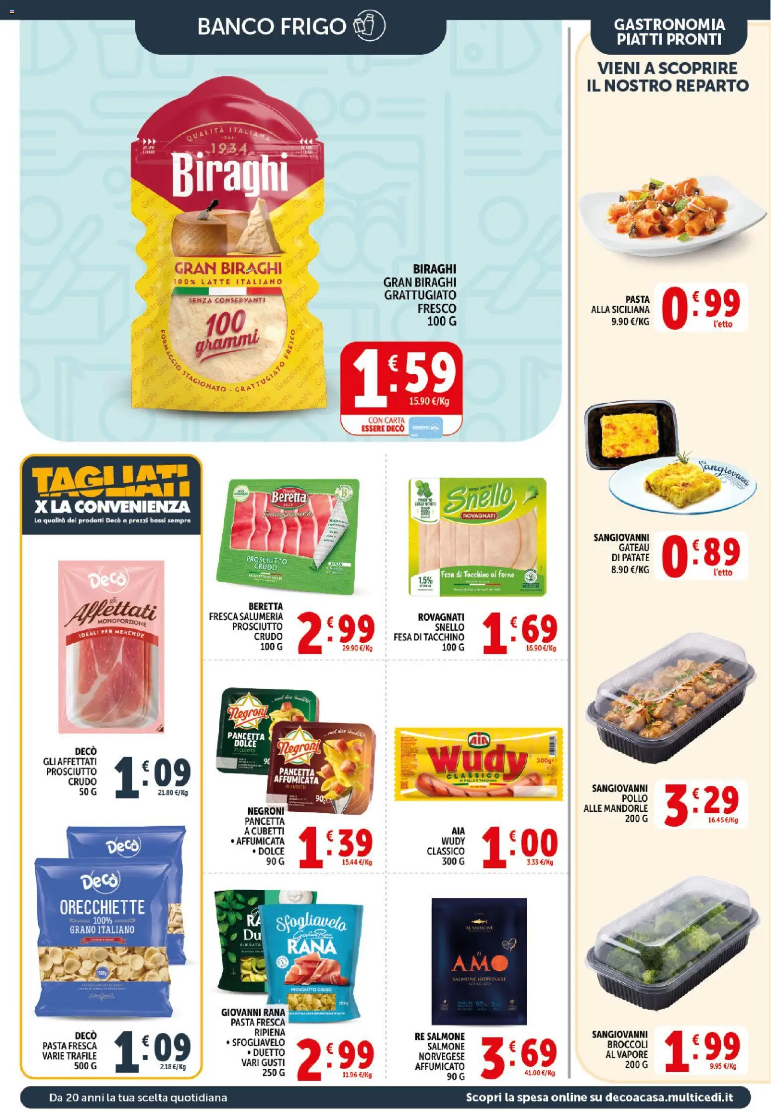 Volantino Decò del 11.05.2026 | Pagina: 8 | Prodotti: Pollo, Prosciutto, Forno, Burrata