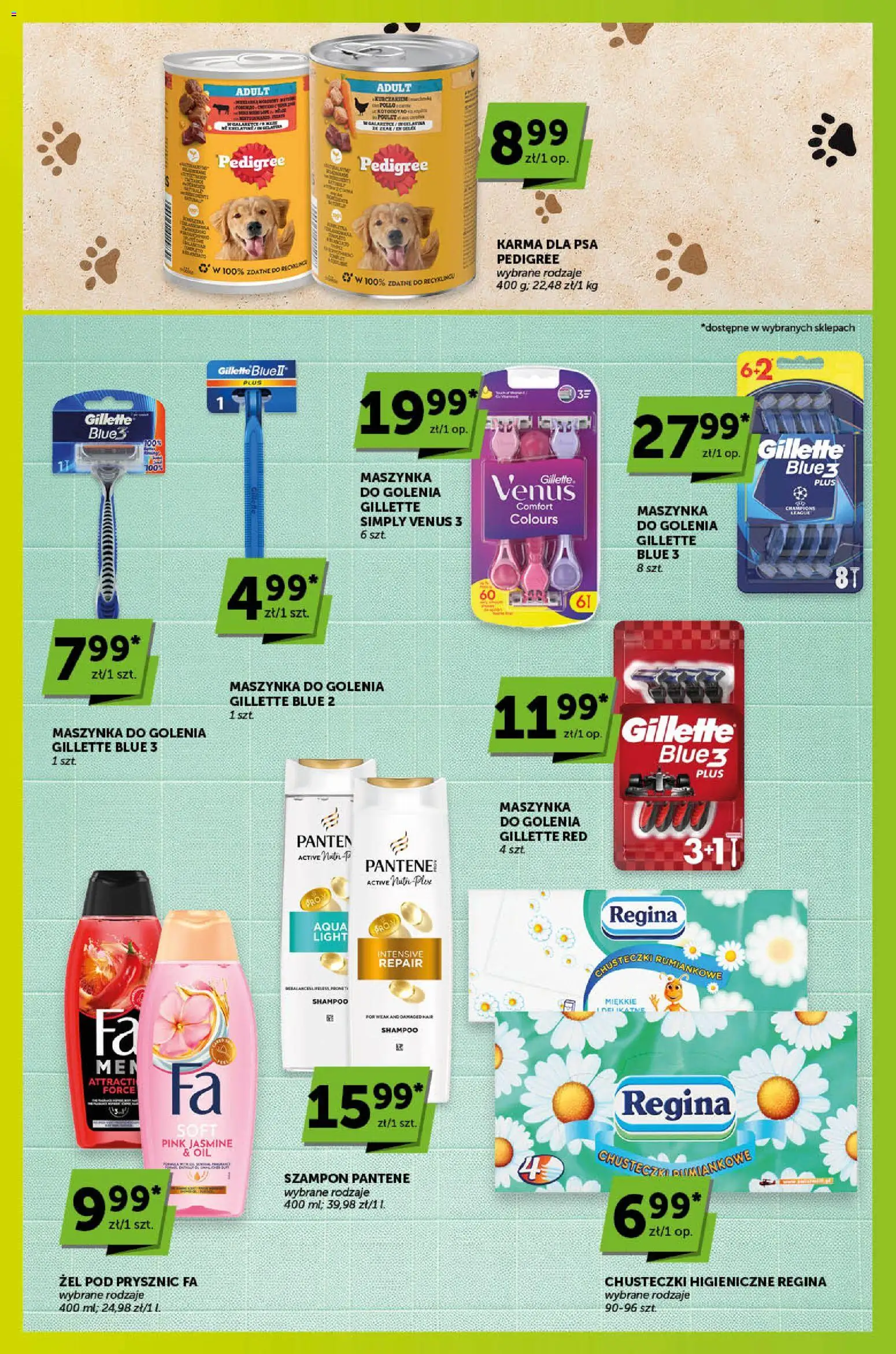 Euro Sklep gazetka - Sprawdź, co więcej od 14.05.2026 | Strona: 6 | Produkty: Gillette, Maszynka do golenia, Chusteczki higieniczne, Szampon
