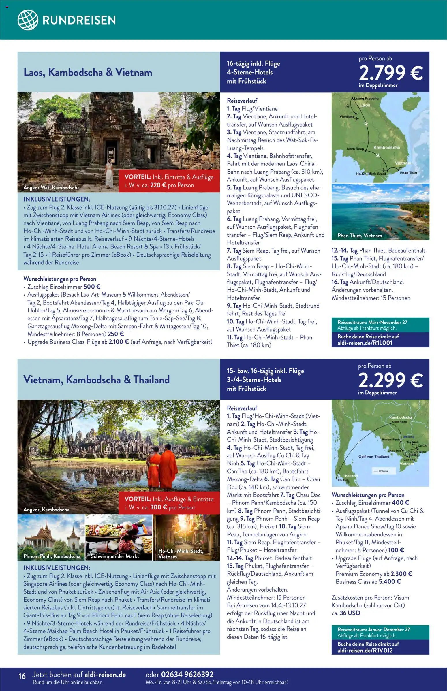 Aldi Reisen  Reisemagazin – gültig ab 01.10.2026 | Seite: 16