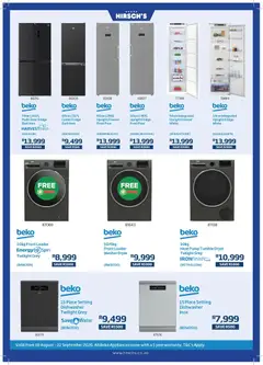 Hirsch's specials catalogue – valid from 21/08/2026 | Page: 31 | Products: Freezer, Dryer, Dishwasher, Water