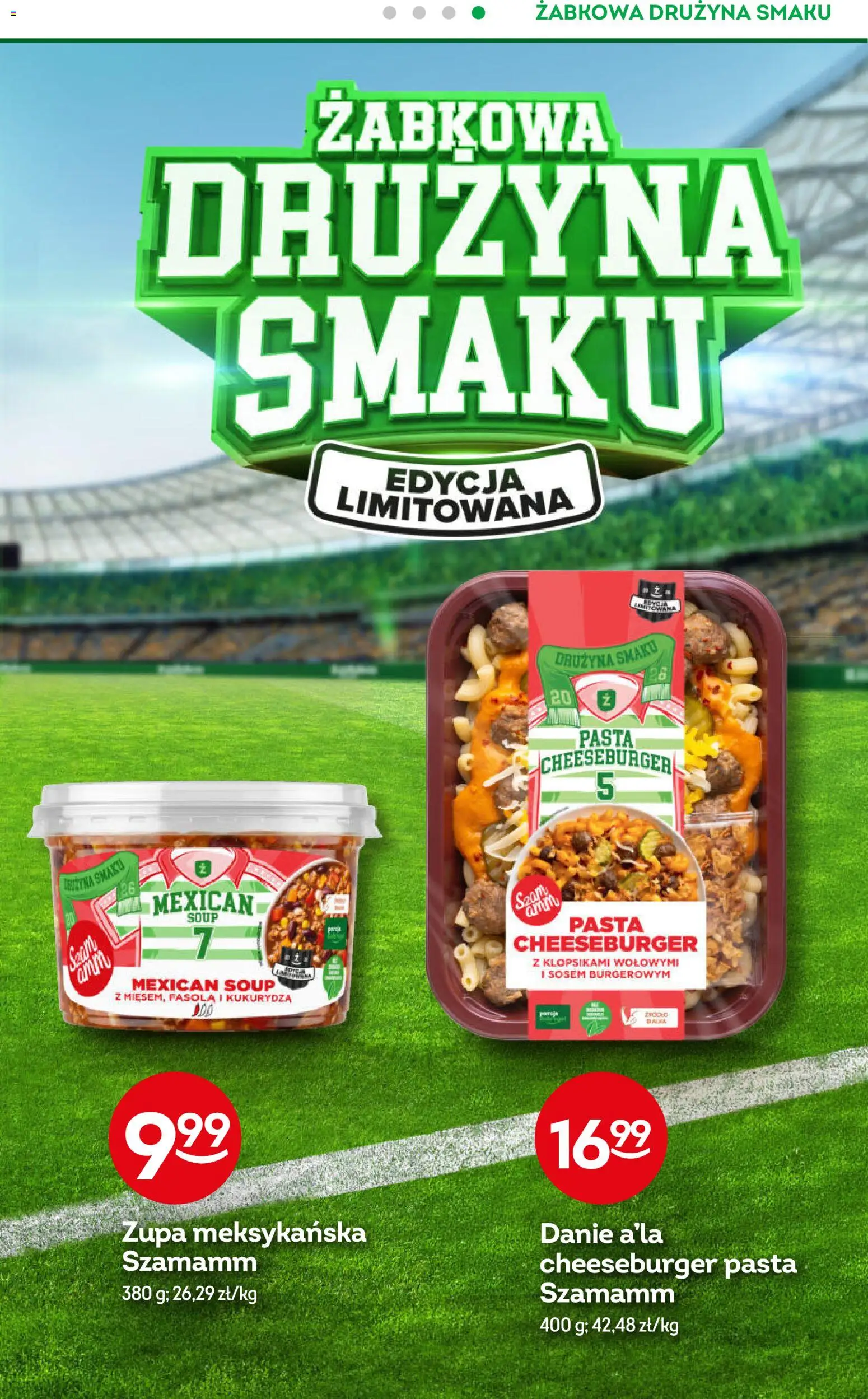 Żabka gazetka od 01.07.2026 | Strona: 9 | Produkty: Kukurydza, Zupa, Cheeseburger