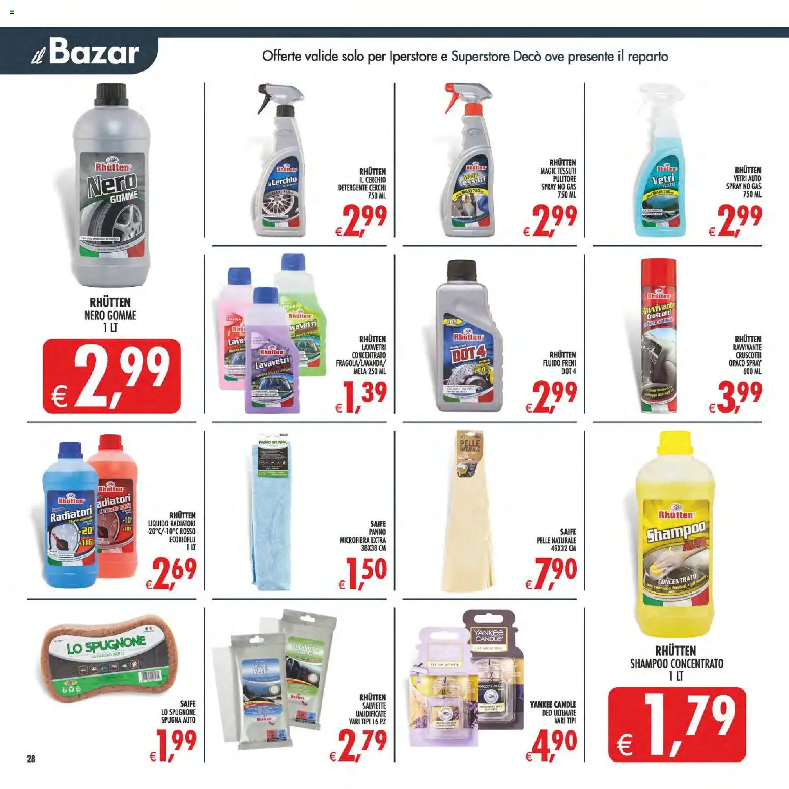 Volantino Decò del 29.05.2026 | Pagina: 34 | Prodotti: Spugna, Shampoo, Detergente
