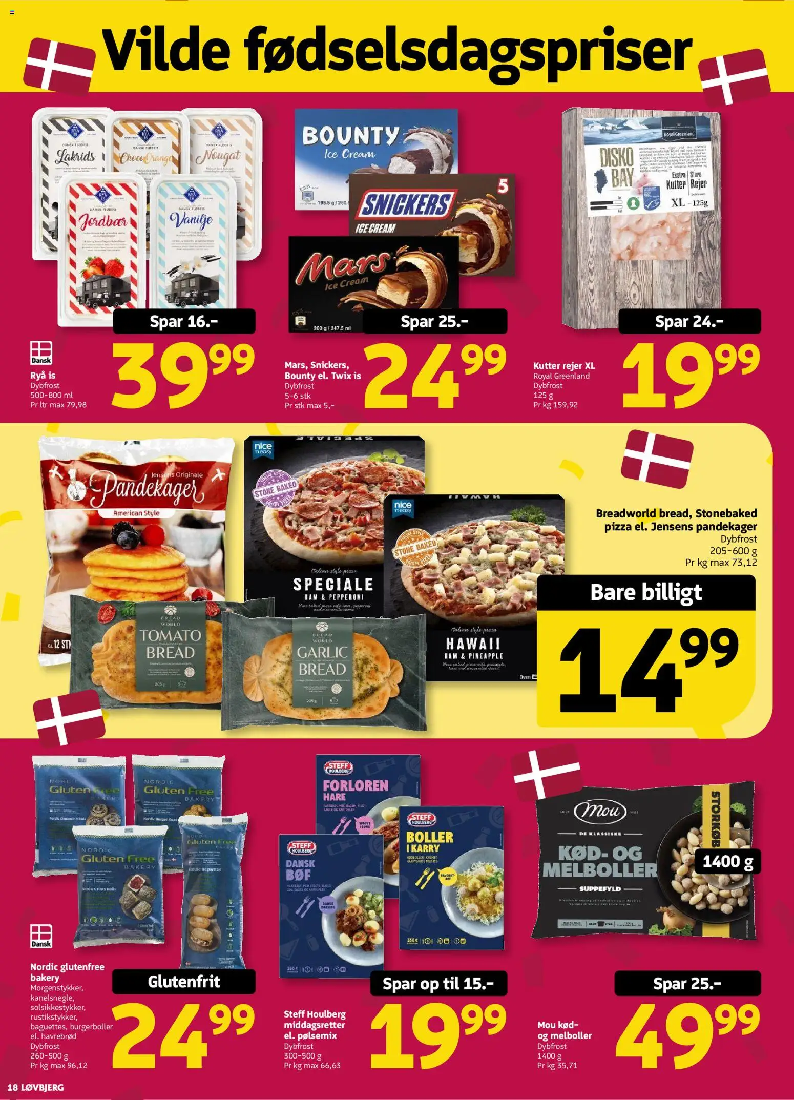 Løvbjerg tilbudsavis – gyldig fra 04/09/2026 | Side: 18 | Produkter: Kartofler, Vanilje, Rejer, Nougat