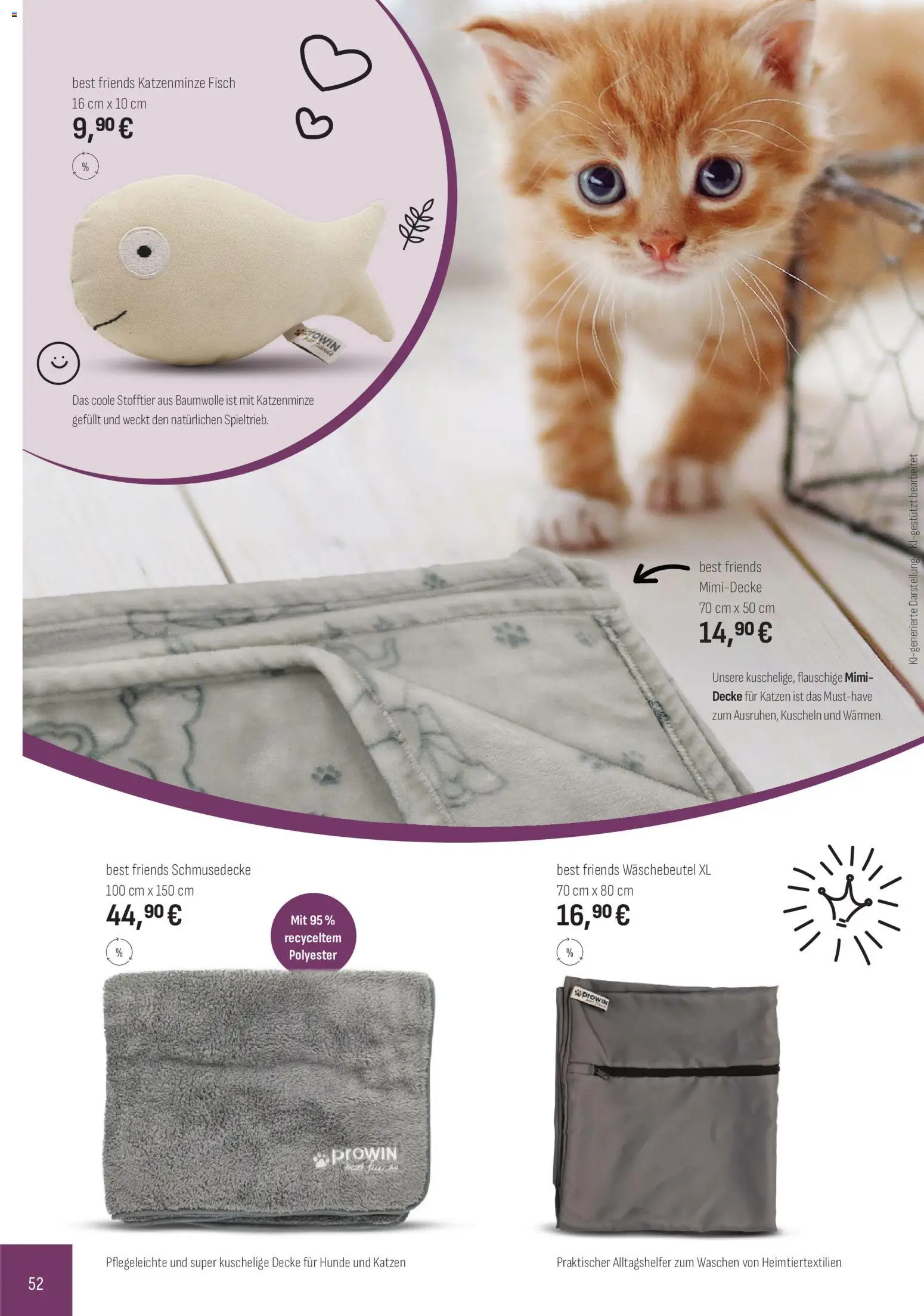 Katalog ProWin Juli / Dezember 2026 – gültig ab 01.07.2026 | Seite: 52 | Produkte: Decke, Fisch