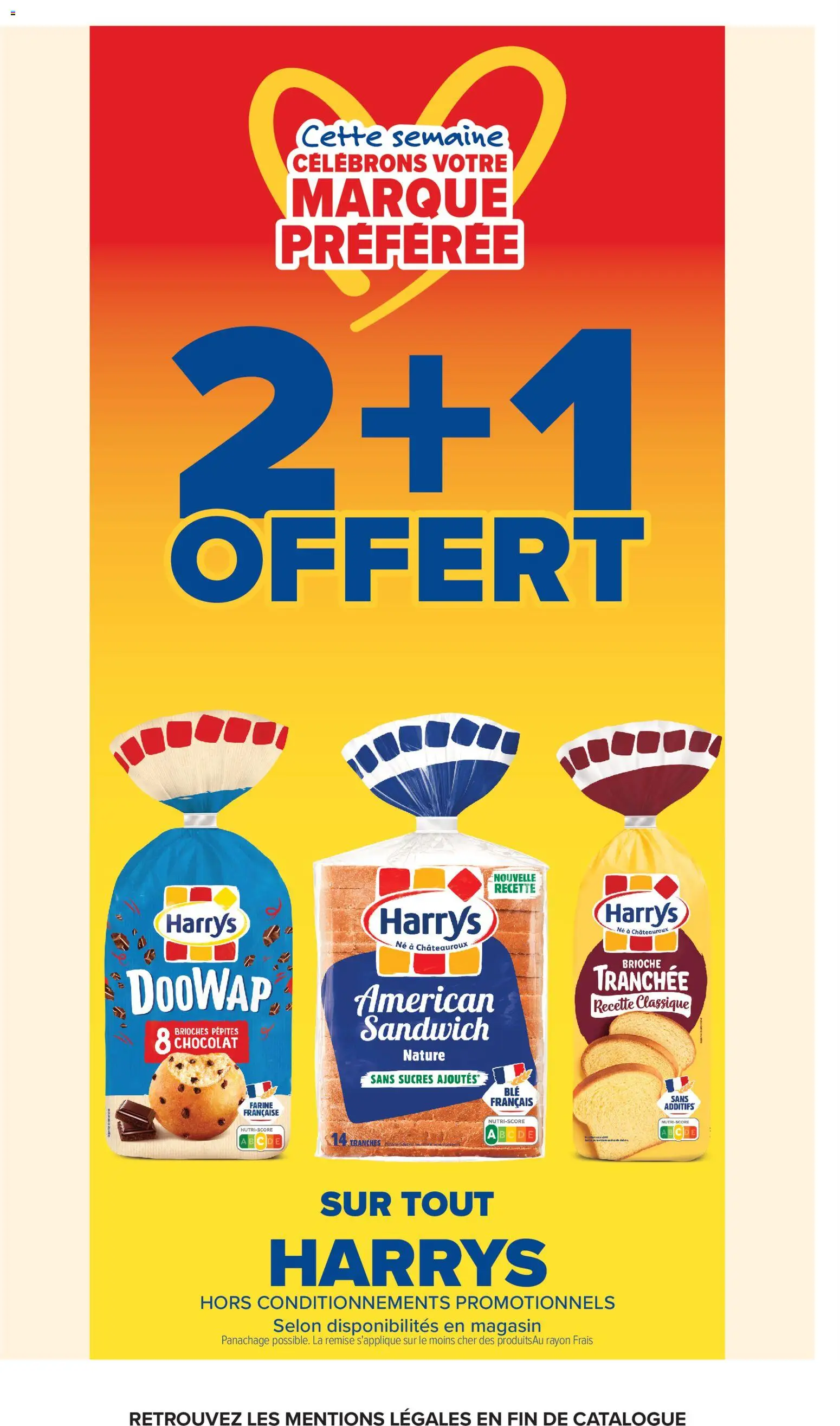 {H1} | Page: 12 | Produits: Sandwich, Farine, Brioche, Chocolat