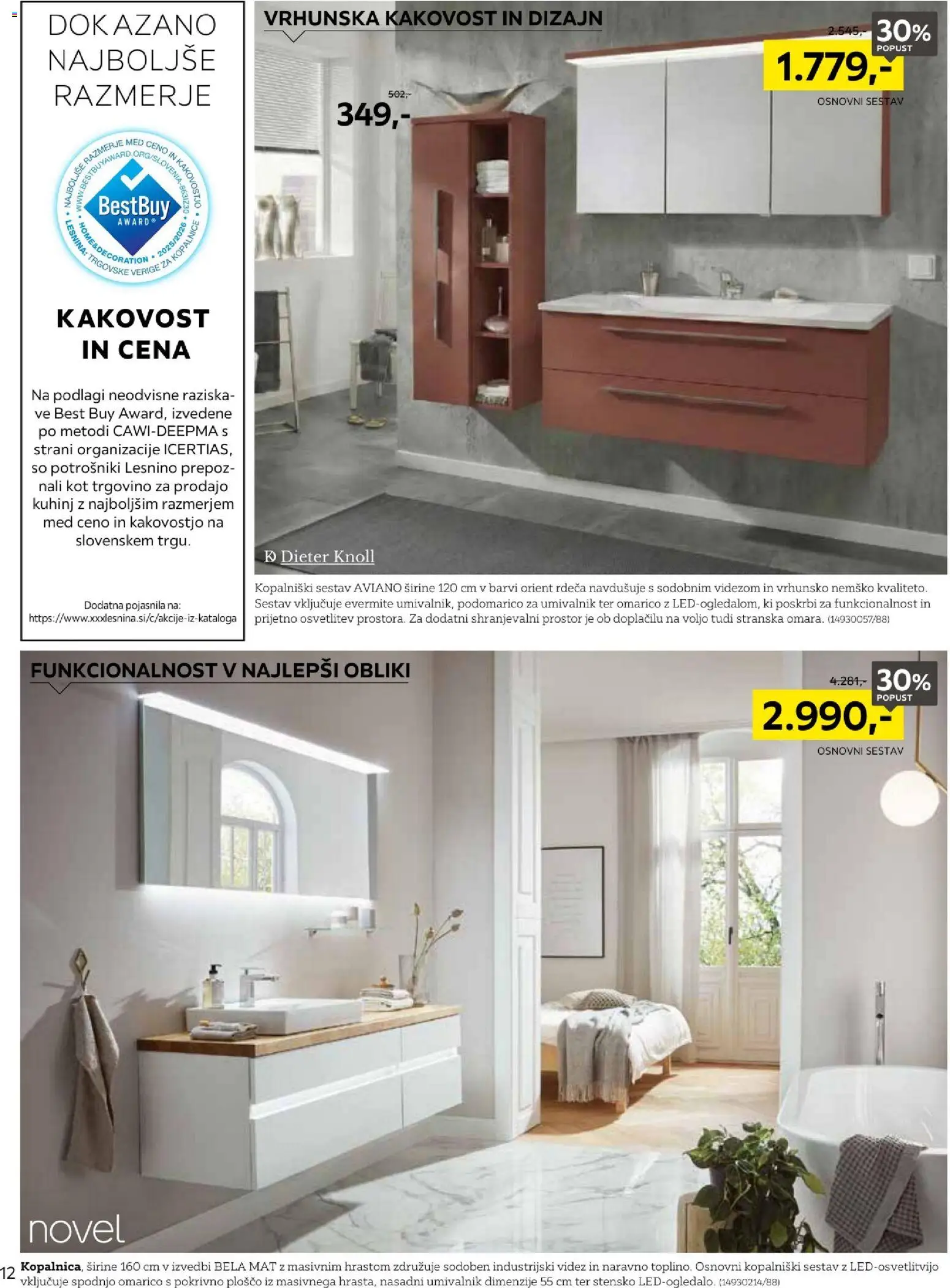Novi XXXL Lesnina katalog ponudbe – veljaven od 01.06.2026 | Stran: 12