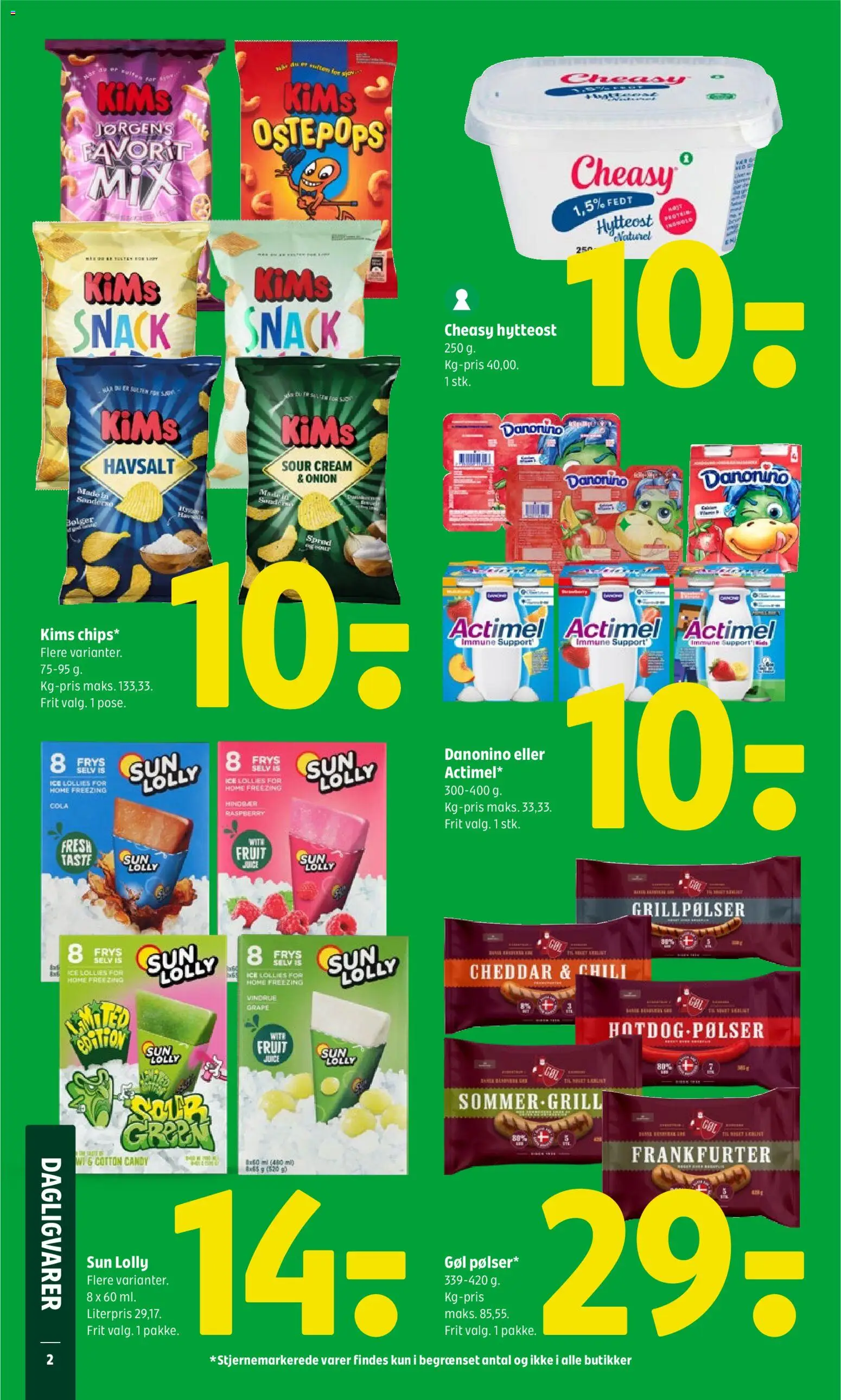Coop 365 tilbudsavis – gyldig fra 14.05.2026 | Side: 4 | Produkter: Juice, Hytteost, Is, Aparelho de barbear