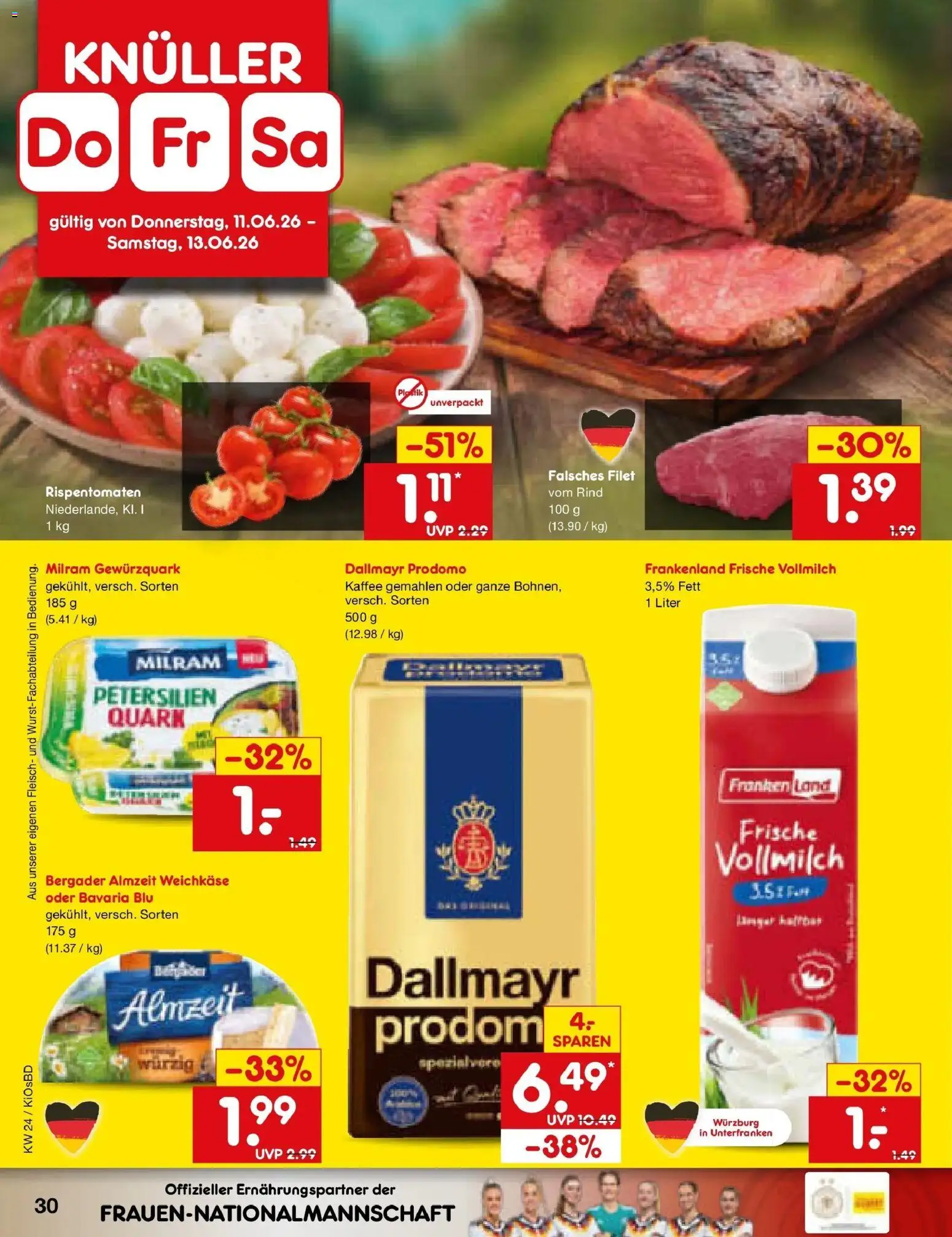 Netto Marken-Discount Prospekt Mistelbach – gültig ab 08.06.2026 | Seite: 46 | Produkte: Kaffee, Dallmayr, Milram, Dallmayr prodomo