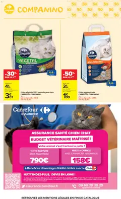 Carrefour - Prévisualisation de Carrefour catalogue valide à partir de 24/08/2026 | Page: 56 | Produits: Litière agglomérante, Litière, Jean