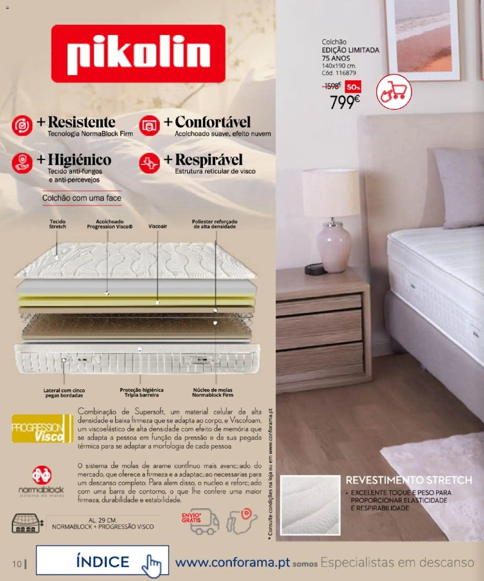 Conforama Camitis │ válido de 06/08/2026 | Página: 10 | Produtos: Colchão