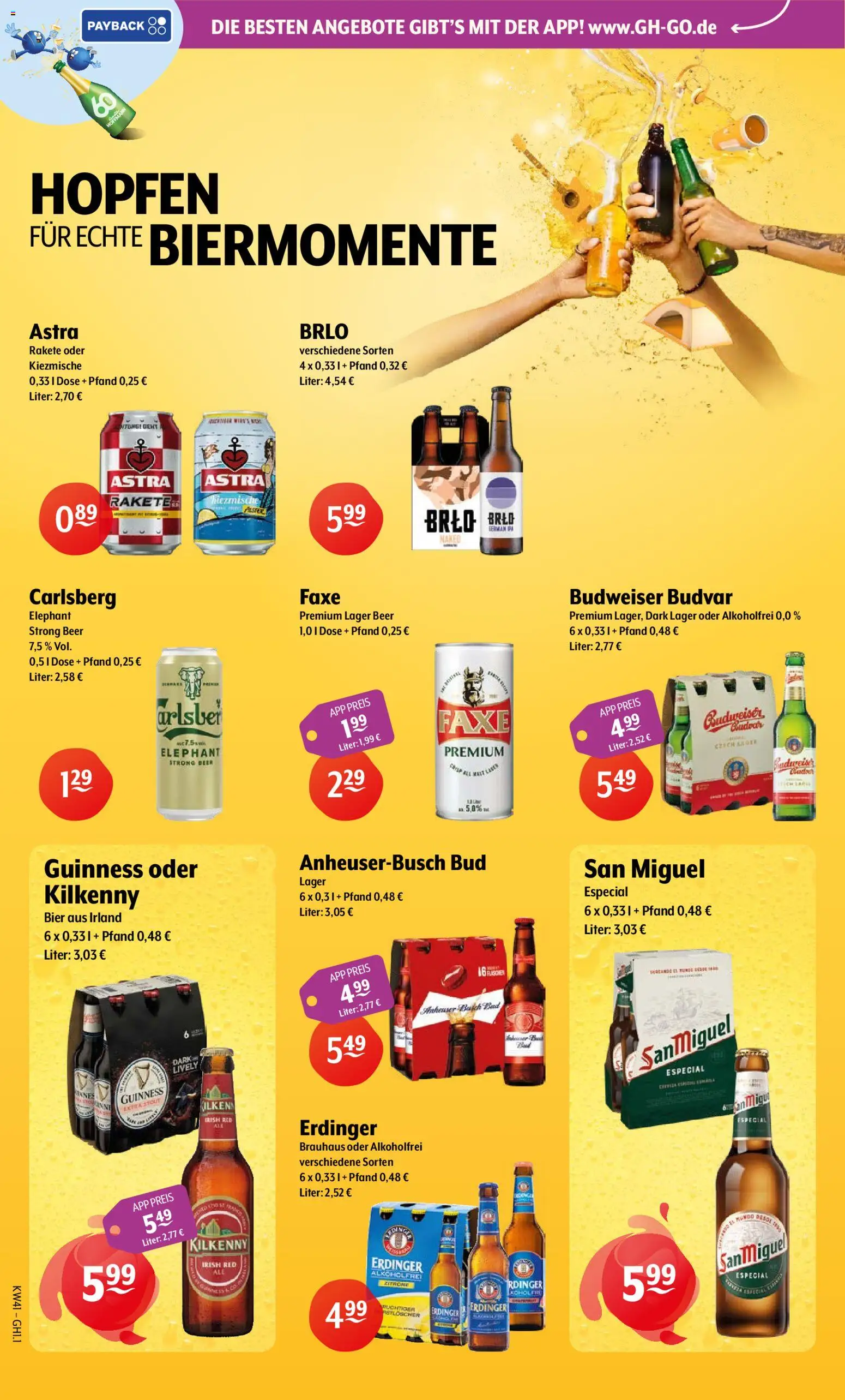 Getränke Hoffmann Prospekt – gültig ab 05.10.2026 | Seite: 6 | Produkte: Erdinger, Carlsberg, Bad, Astra