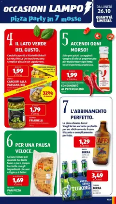 Anteprima del volantino Aldi volantino valido a partire dal 26/10/2026 | Pagina: 15 | Prodotti: Pizza, Ingredienti, Friarielli, Gioco