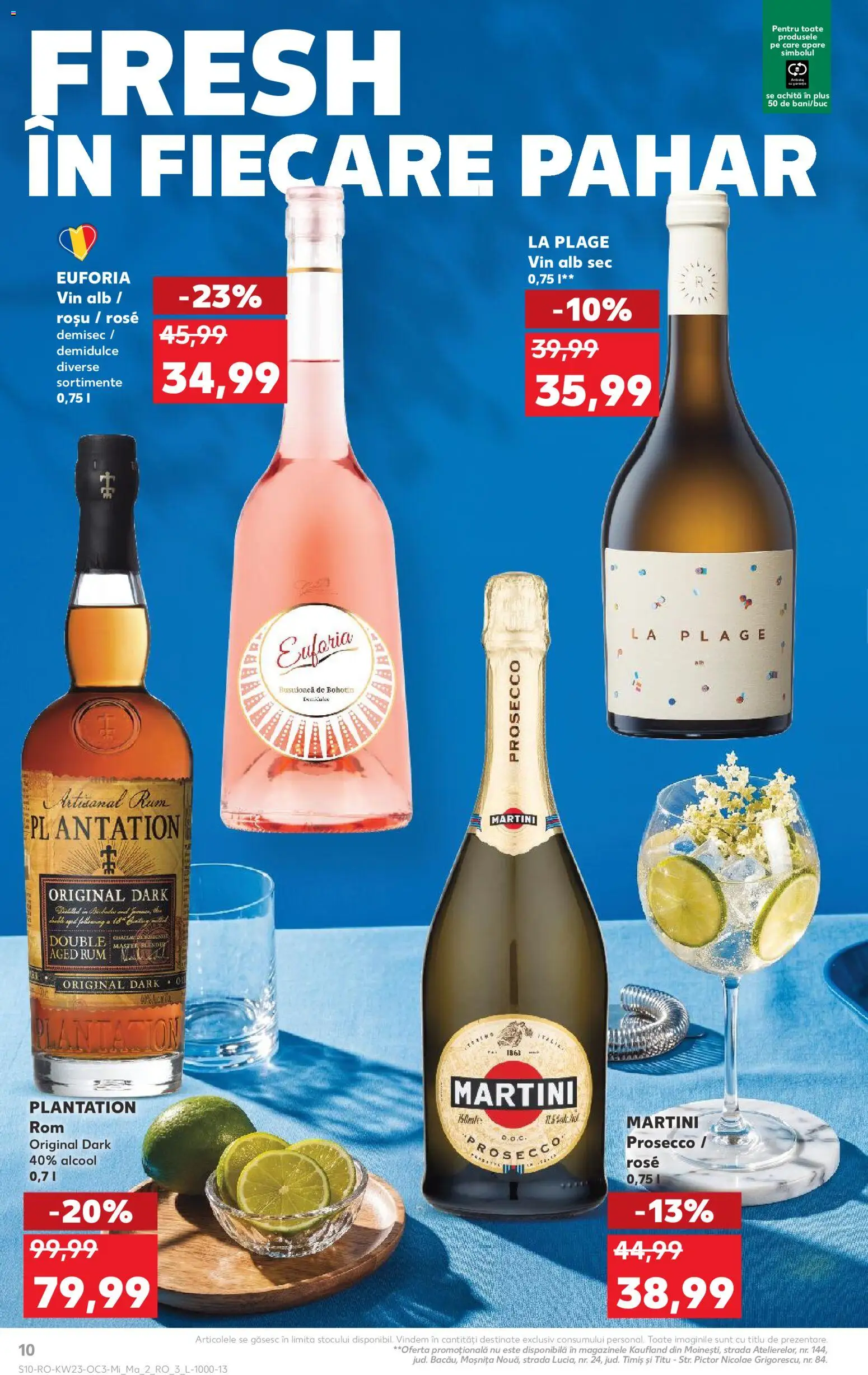 Kaufland RO akciós ujság - amely érvényes a következő dátumtól: 03.06.2026 | Oldal: 10 | Termékek: Rum