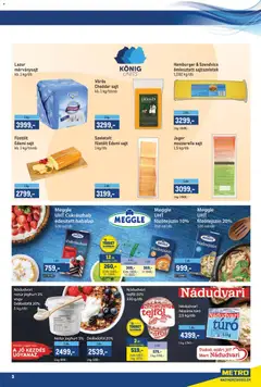 Metro Márkák katalógus 2026/10 - amely érvényes a következő dátumtól: 2026.10.16. | Oldal: 3 | Termékek: Mozzarella, Cheddar sajt, Sajt, Joghurt