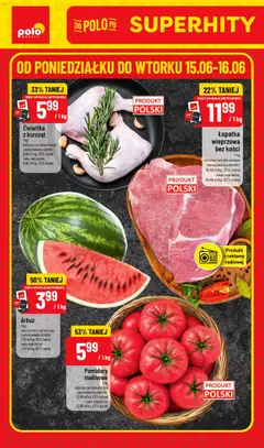 Pogląd oferty "POLOmarket gazetka - Super Hity" - ważna od 15.06.2026