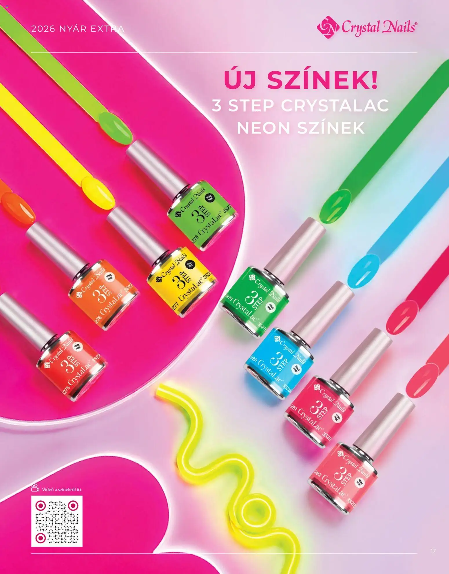 Crystal Nails akciós ujság - amely érvényes a következő dátumtól: 08.06.2026 | Oldal: 17 | Termékek: Videó
