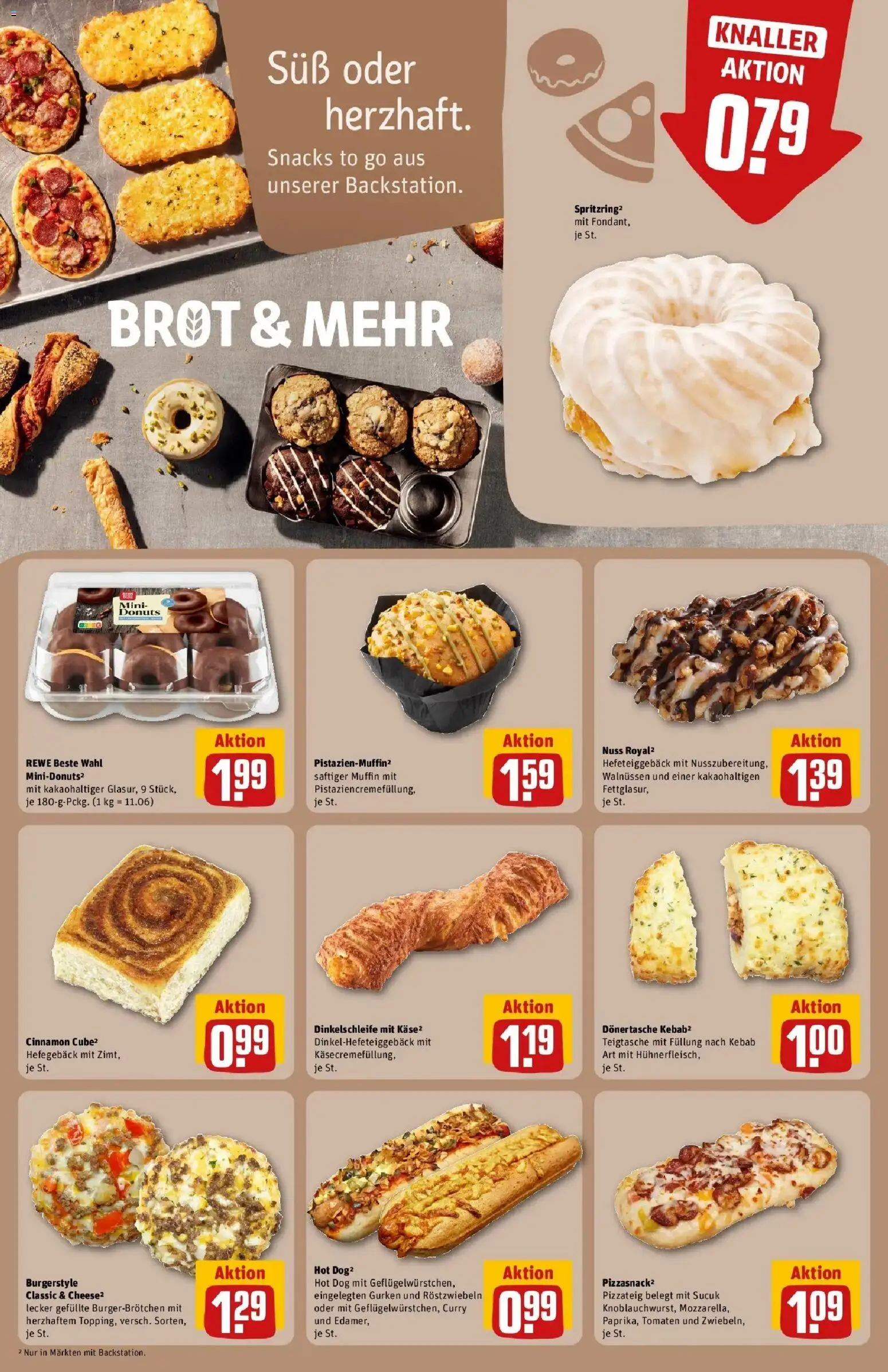 REWE Prospekt ab 26.10.2026 zum Blättern » Angebote | Seite: 13 | Produkte: Tomaten, Donuts, Brot, Gurken