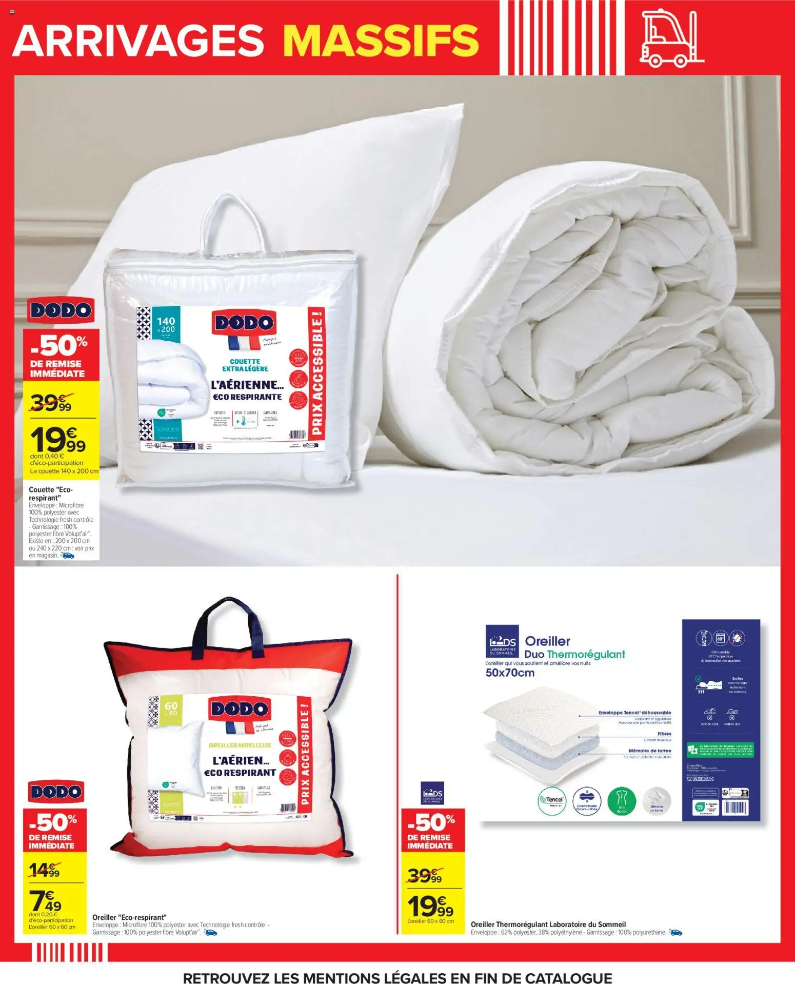 {H1} | Page: 8 | Produits: Enveloppe, Oreiller, La couette, Couette