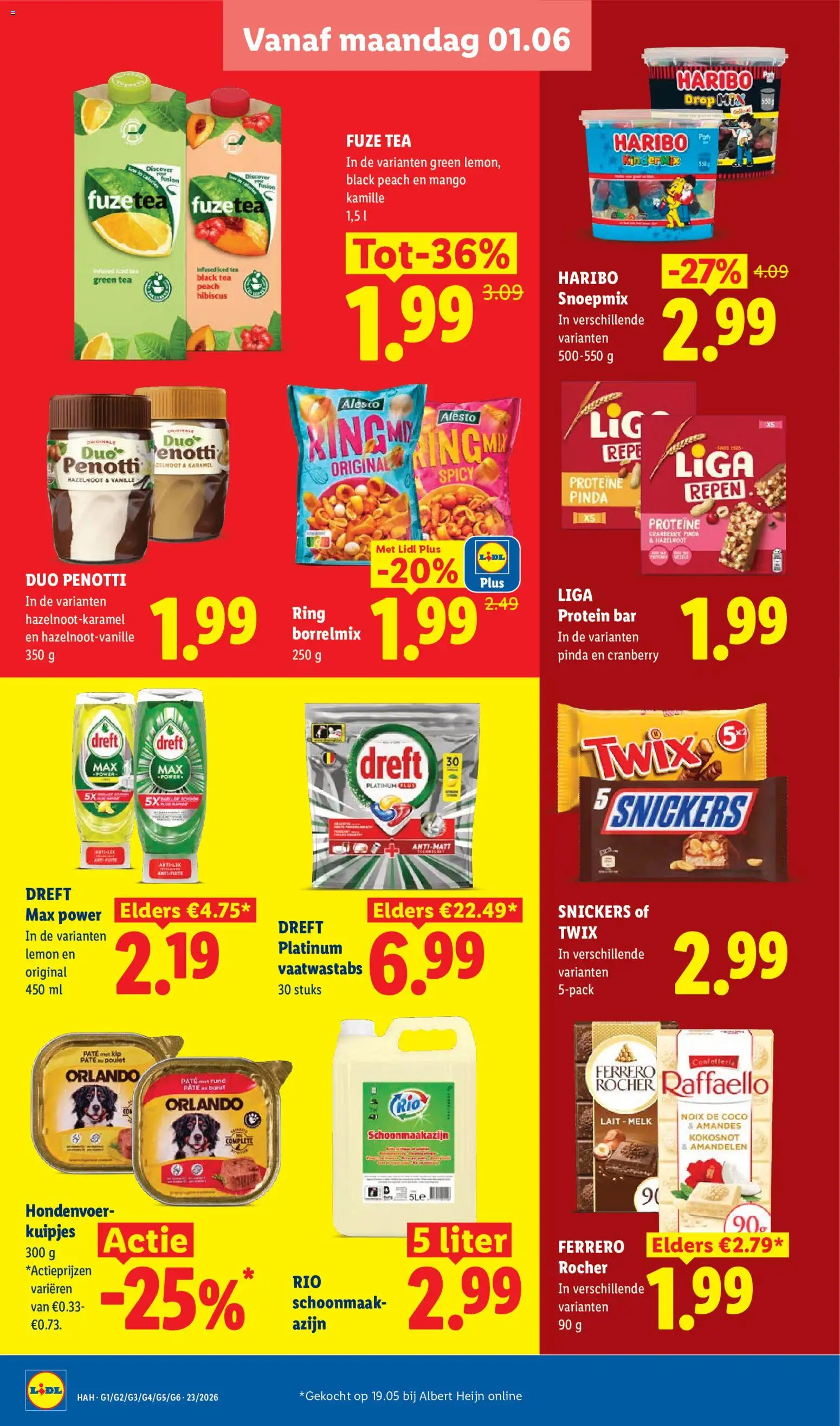 {H1} | Pagina: 18 | Producten: Mp3, Pavilon, Twix, Snickers