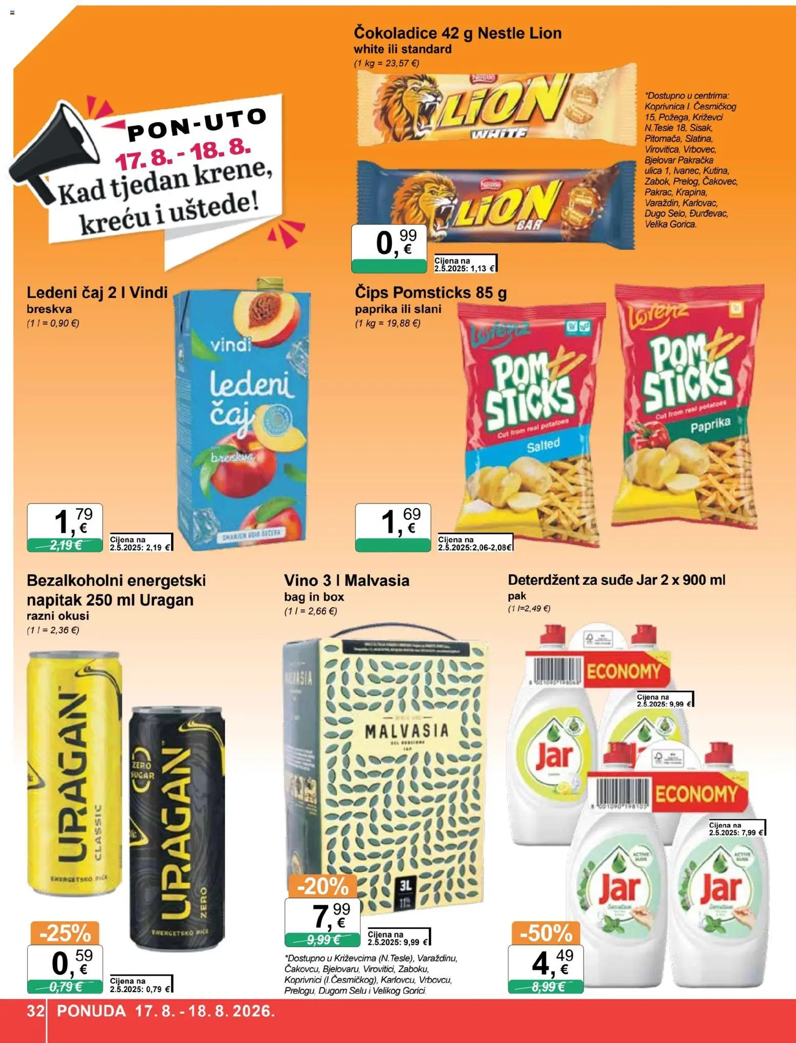 KTC katalog | vrijedi od 12.08.2026 | Stranica: 32 | Proizvodi: Ledeni čaj, Čaj, Paprika, Napitak