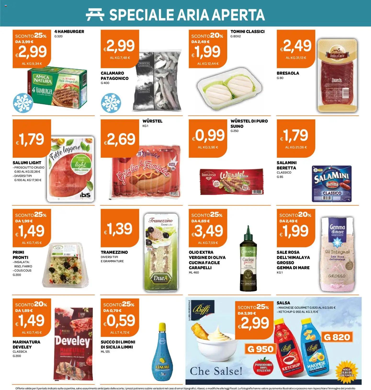 Volantino Ekom del 07.04.2026 | Pagina: 10 | Prodotti: Bresaola, Salsa, Pomodoro, Olio di girasole