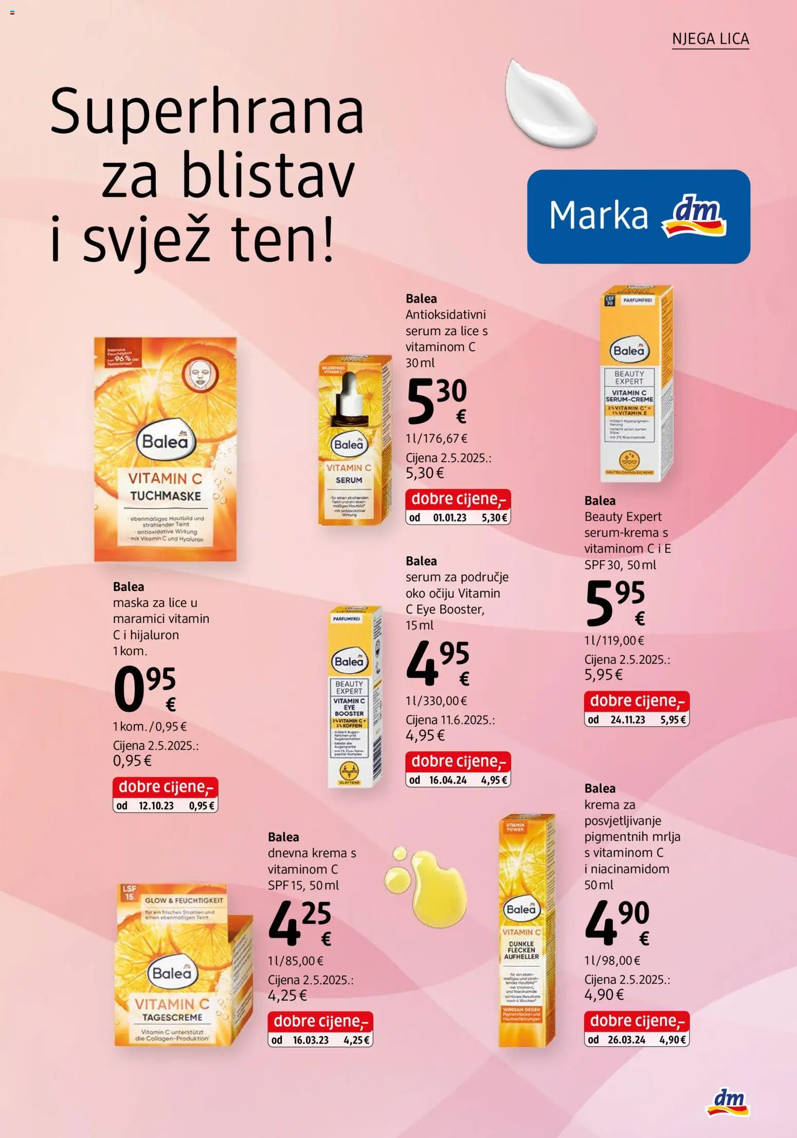 DM katalog | vrijedi od 01.10.2026 | Stranica: 29 | Proizvodi: Serum za lice, Maska za lice, Maska, Krema