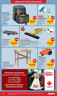 Penny Markt Eröffnung in 7210 Mattersburg ab 21.05.2026 gültig | Seite: 7 | Produkte: Mixer, Tisch
