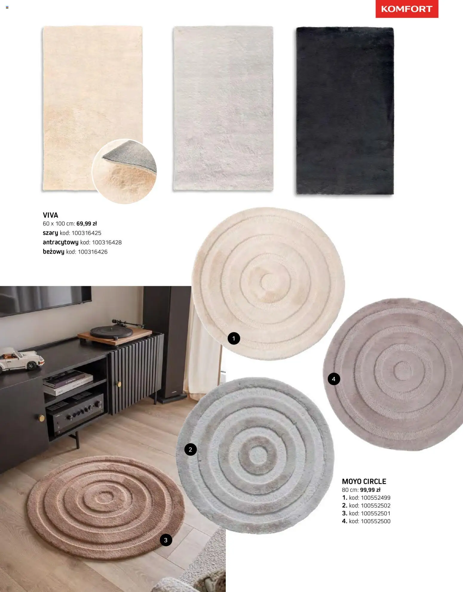 Komfort gazetka - Katalog dywanów od 07.10.2026 | Strona: 103