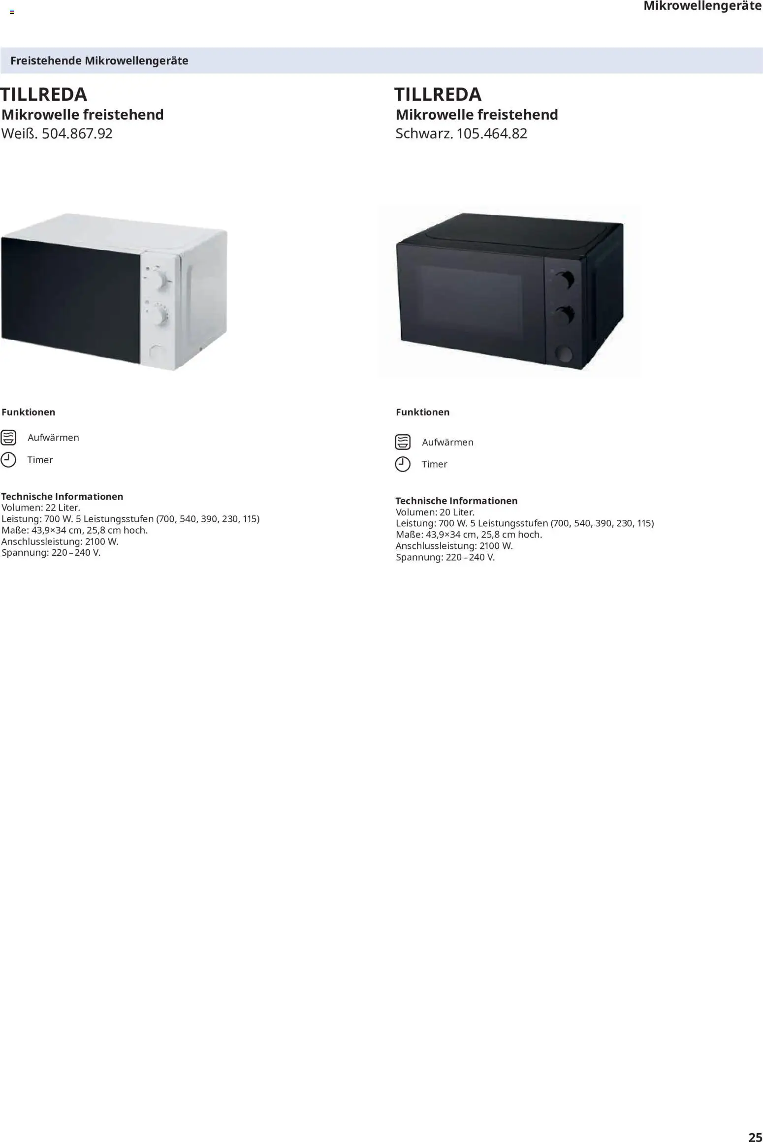 Ikea Elektrogeräte – gültig ab 19.06.2026 | Seite: 25