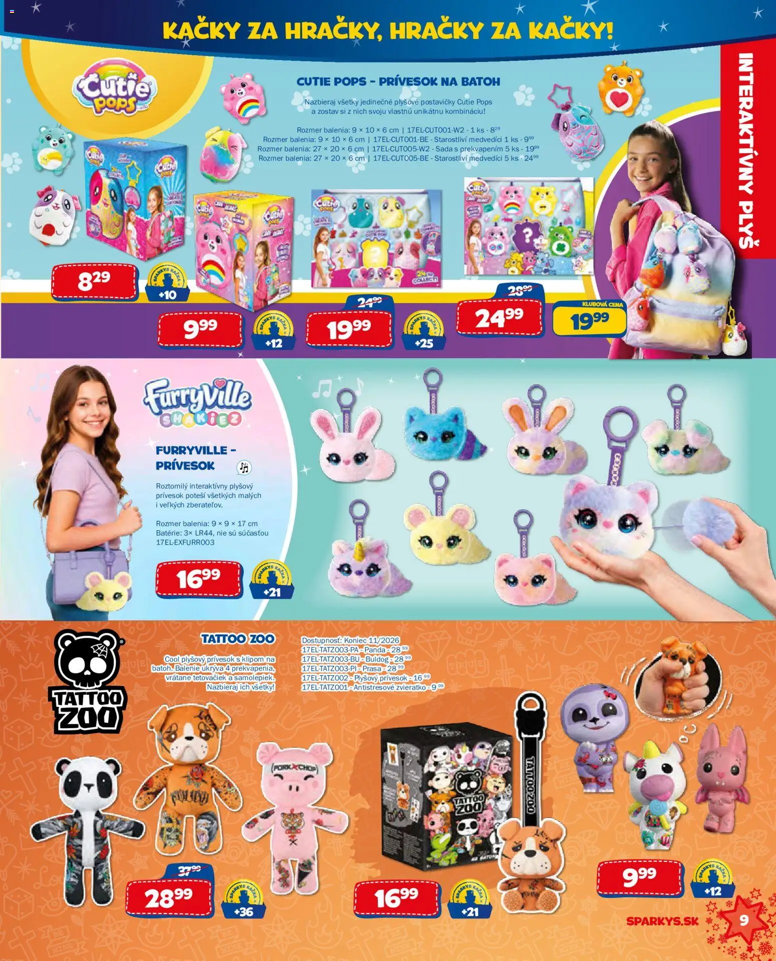 Nové ALLTOYS akcie – leták je platný od 06.10.2026 | Strana: 9 | Produkty: Batérie, Batoh, Kačka, Hračky