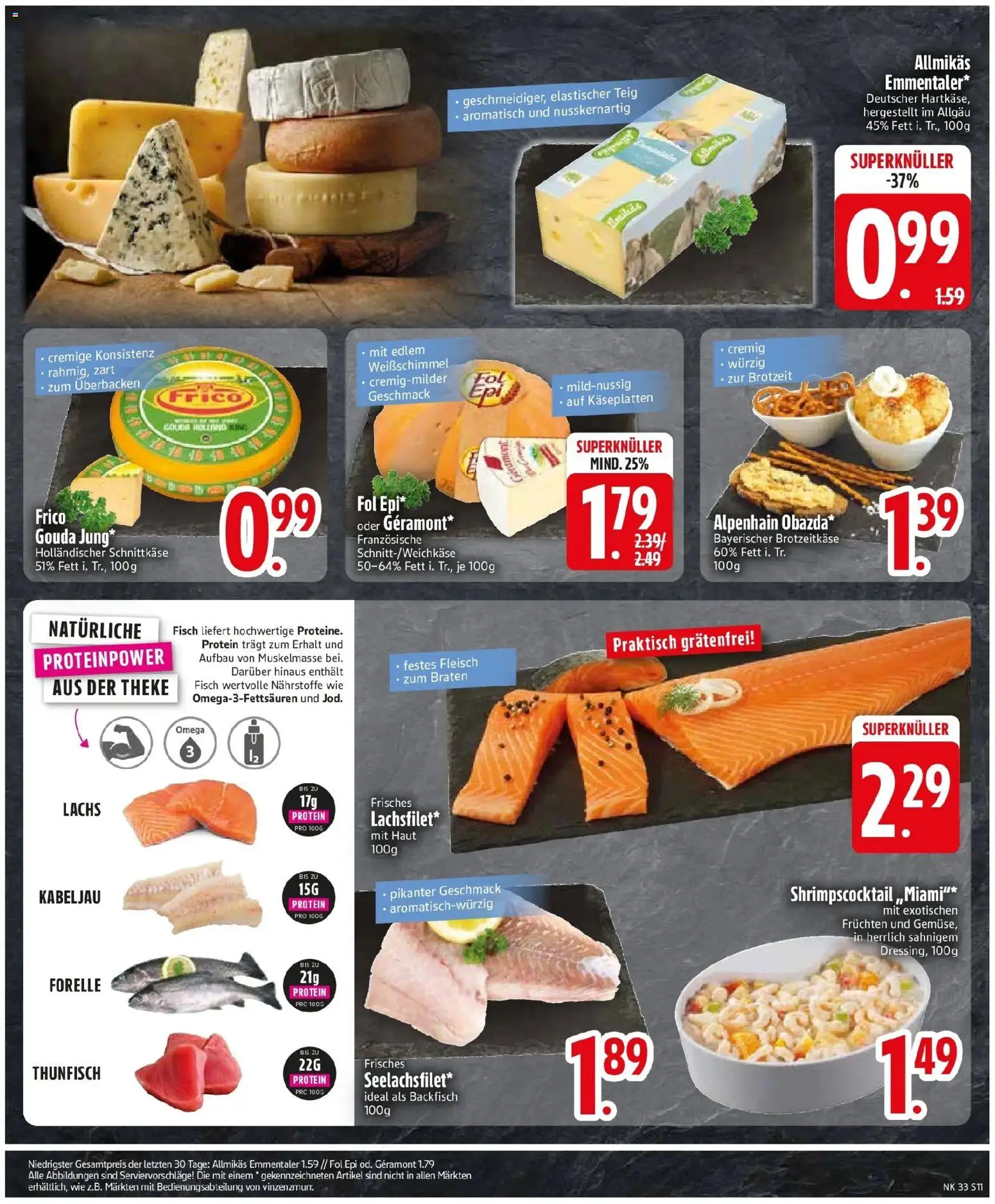Edeka Prospekt Zwiesel (ab 10.08.2026) » Angebote Online | Seite: 13 | Produkte: Geramont, Theke, Thunfisch, Lachs