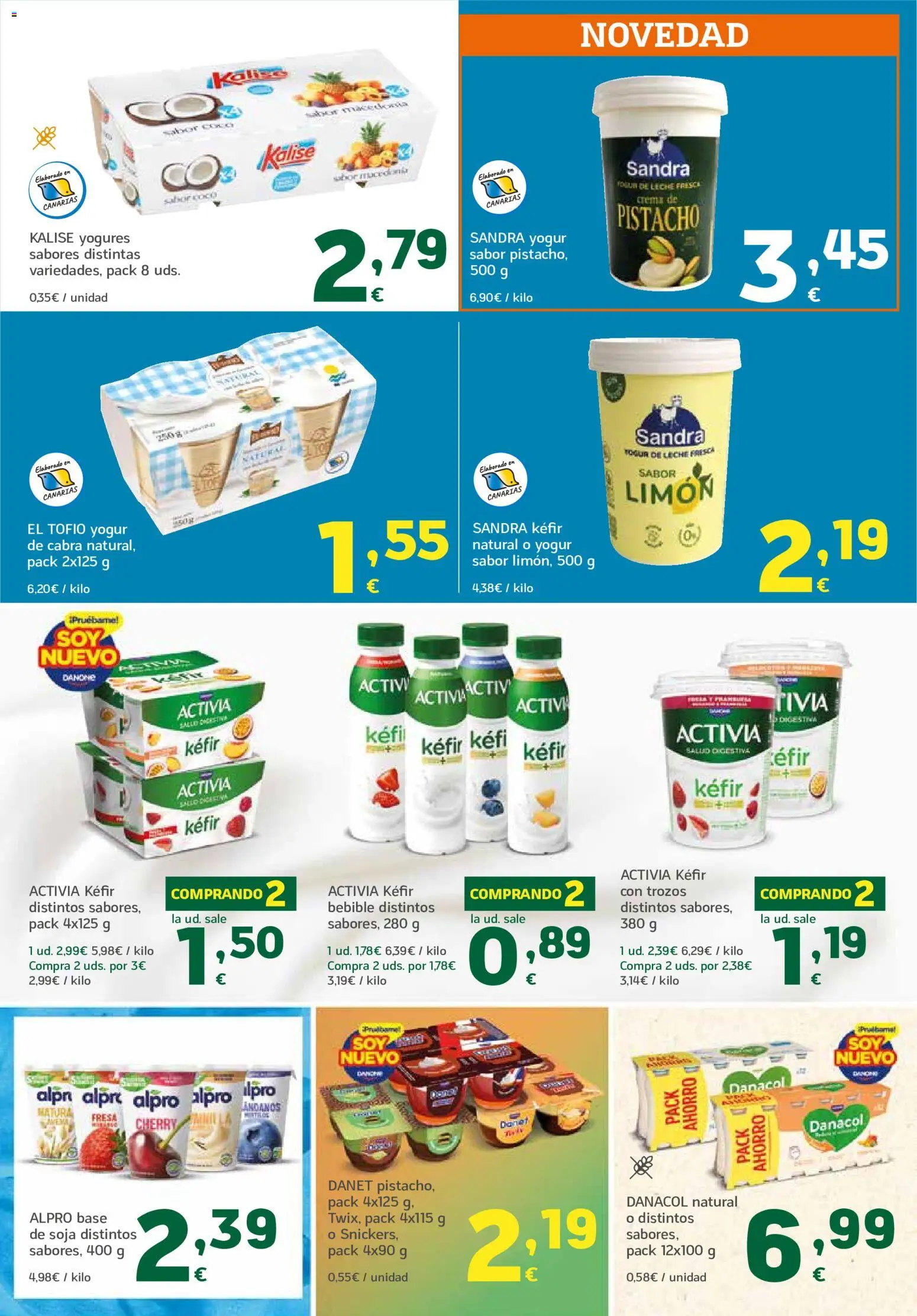 HiperDino folleto │ válido desde el 25.05.2026 | Página: 12 | Productos: Leche, Yogur, Crema