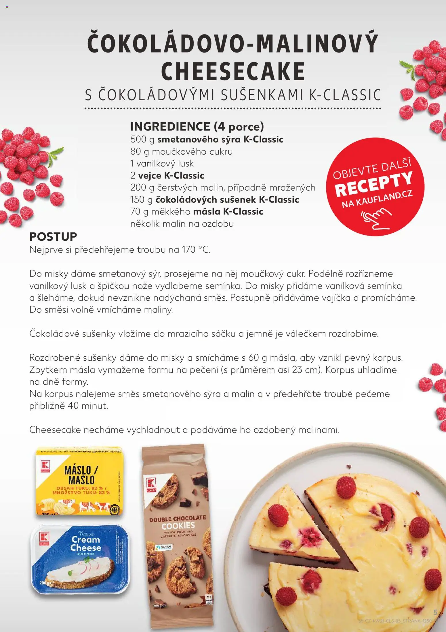Kaufland leták - Plzeň Bory od 19.05.2026 | Strana: 5 | Produkty: Sýr, Cream cheese, Semínka, Vanilkový lusk