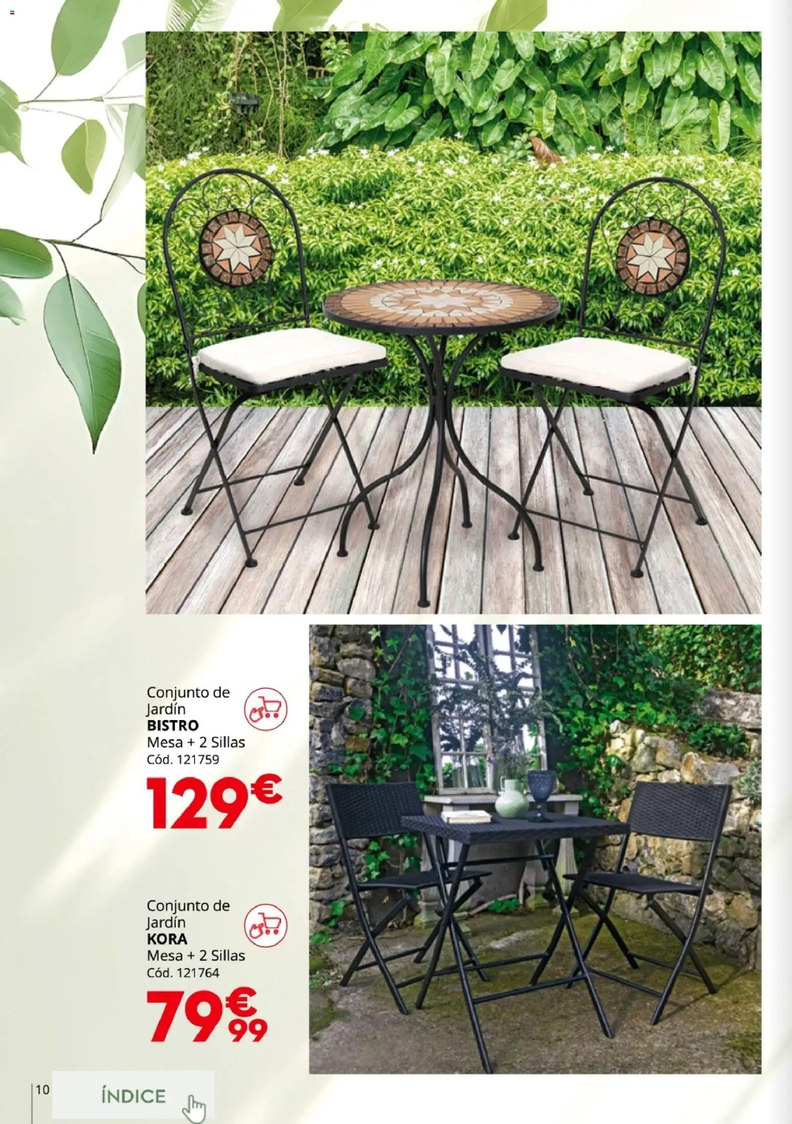 Conforama Guía Jardín 2026 │ válido desde el 19.03.2026 | Página: 10 | Productos: Mesa
