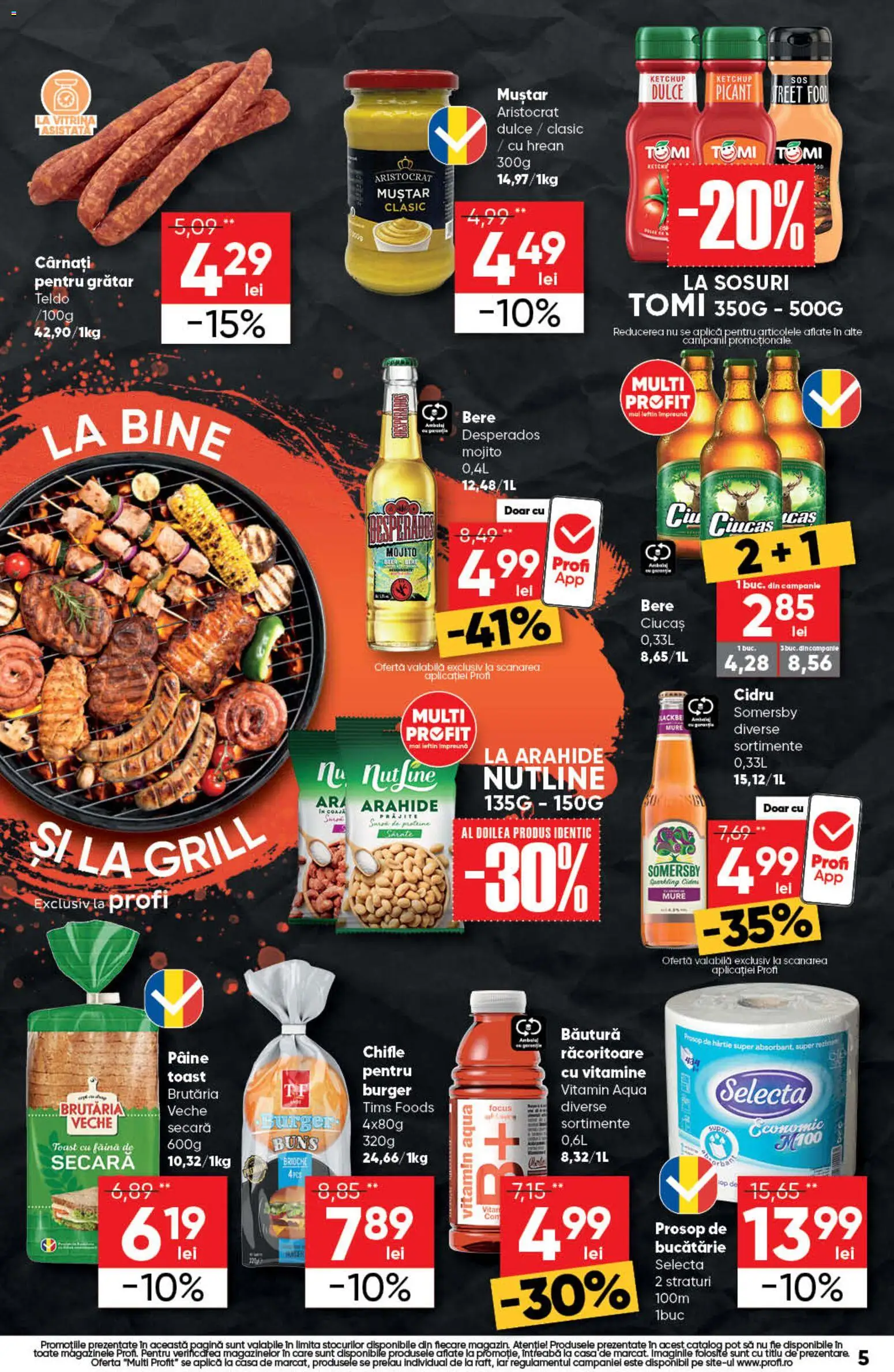Noul catalog Profi – valabil de la 08.07.2026 | Pagină: 5 | Produse: Grill, Bucătărie, Muștar, Ketchup