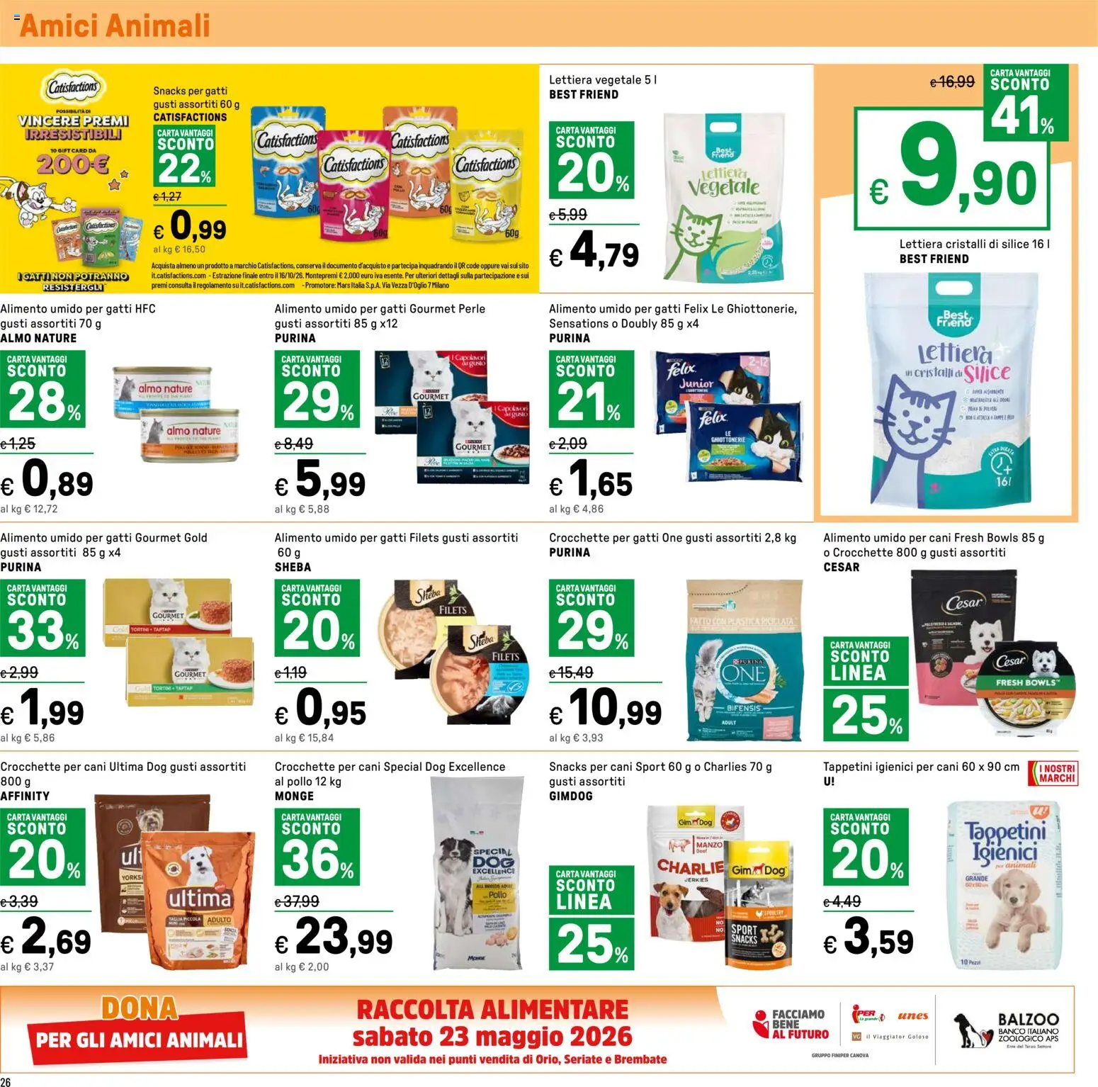 Volantino Iper del 22.05.2026 | Pagina: 26 | Prodotti: Pollo, Manzo, Crocchette