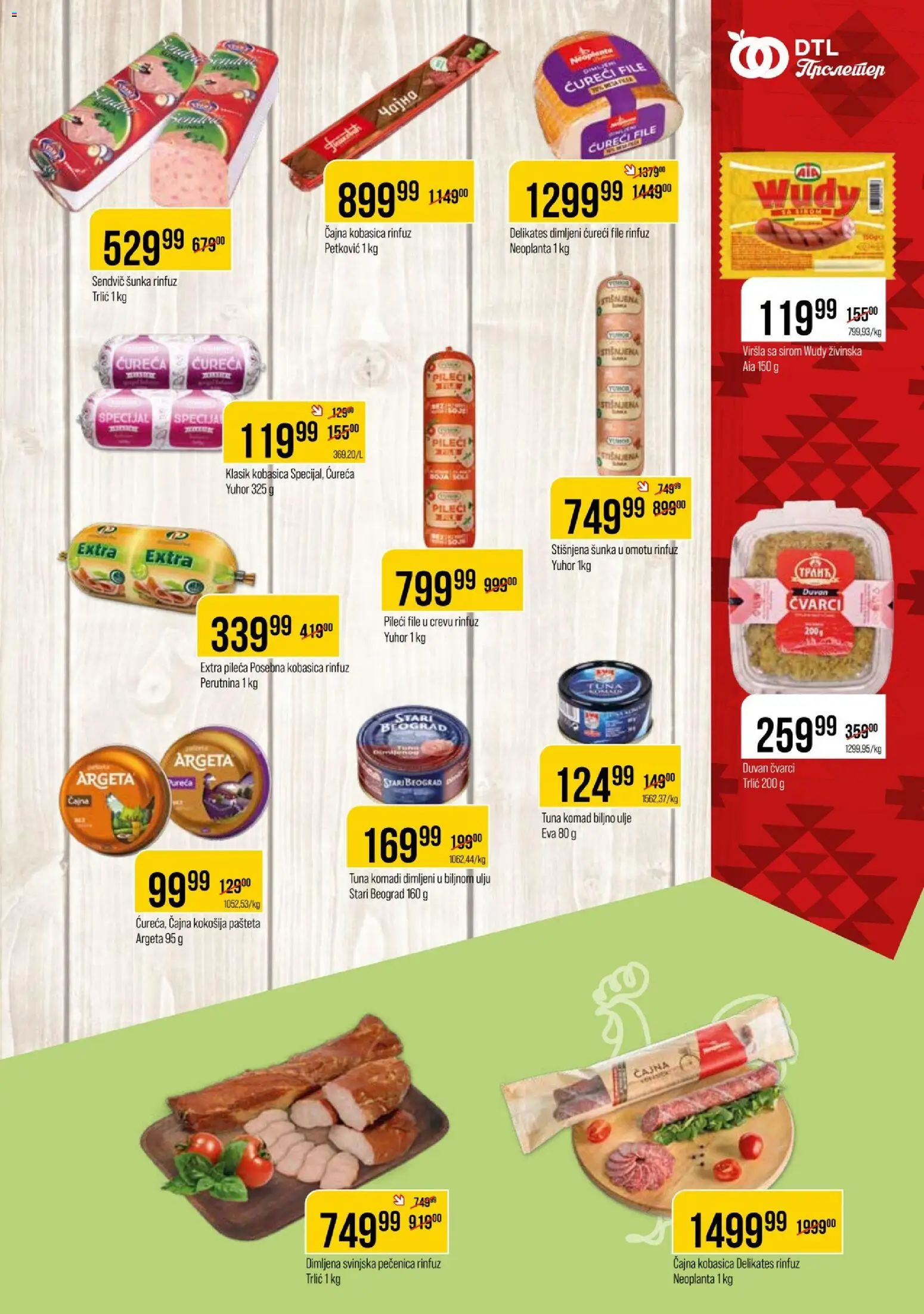 Metalac Proleter katalog - važi od 07.10.2026 | Strana: 5 | Proizvode: Tuna, Čvarci, Ulje, Pečenica