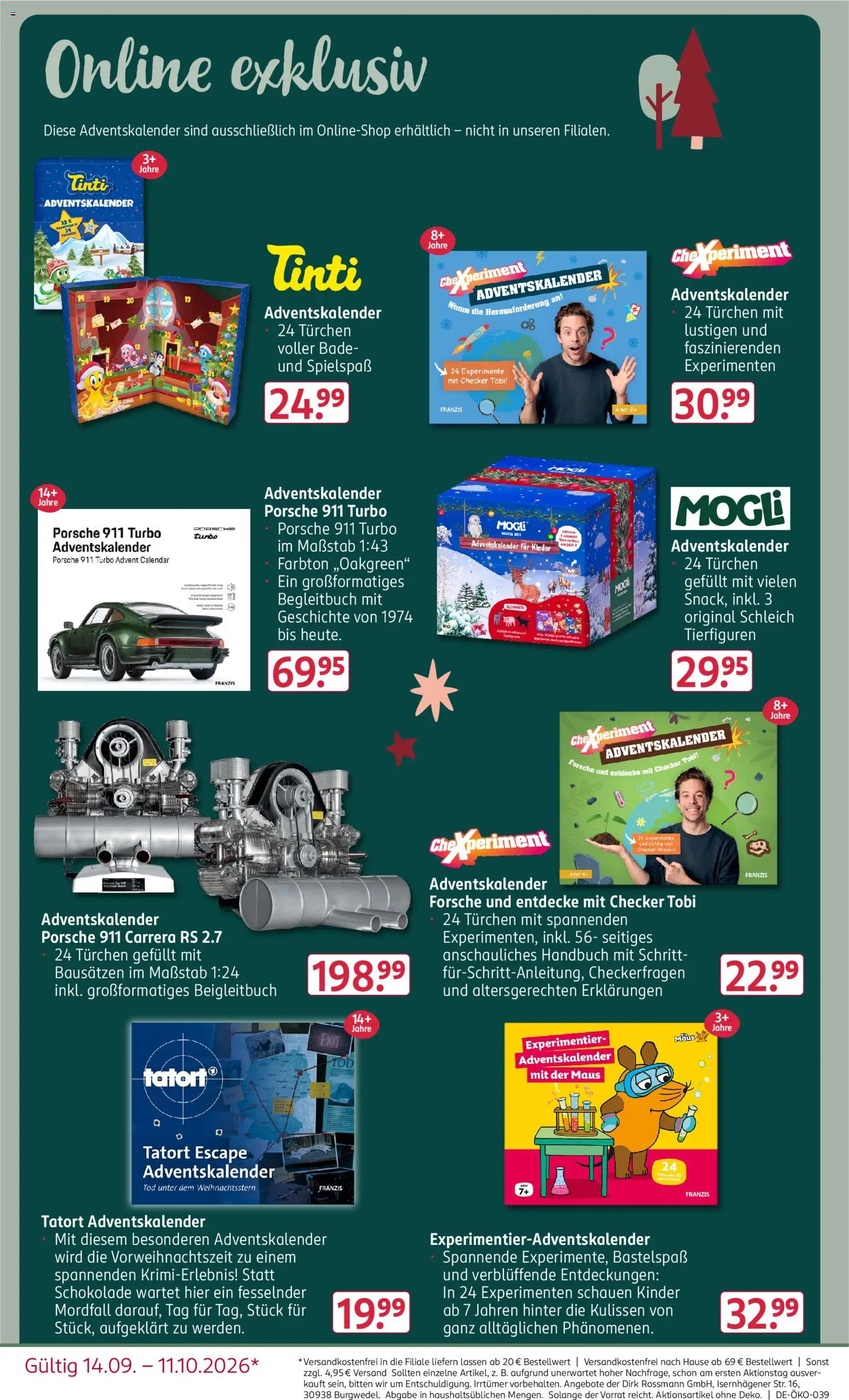 Rossmann Adventskalender – gültig ab 14.09.2026 | Seite: 9