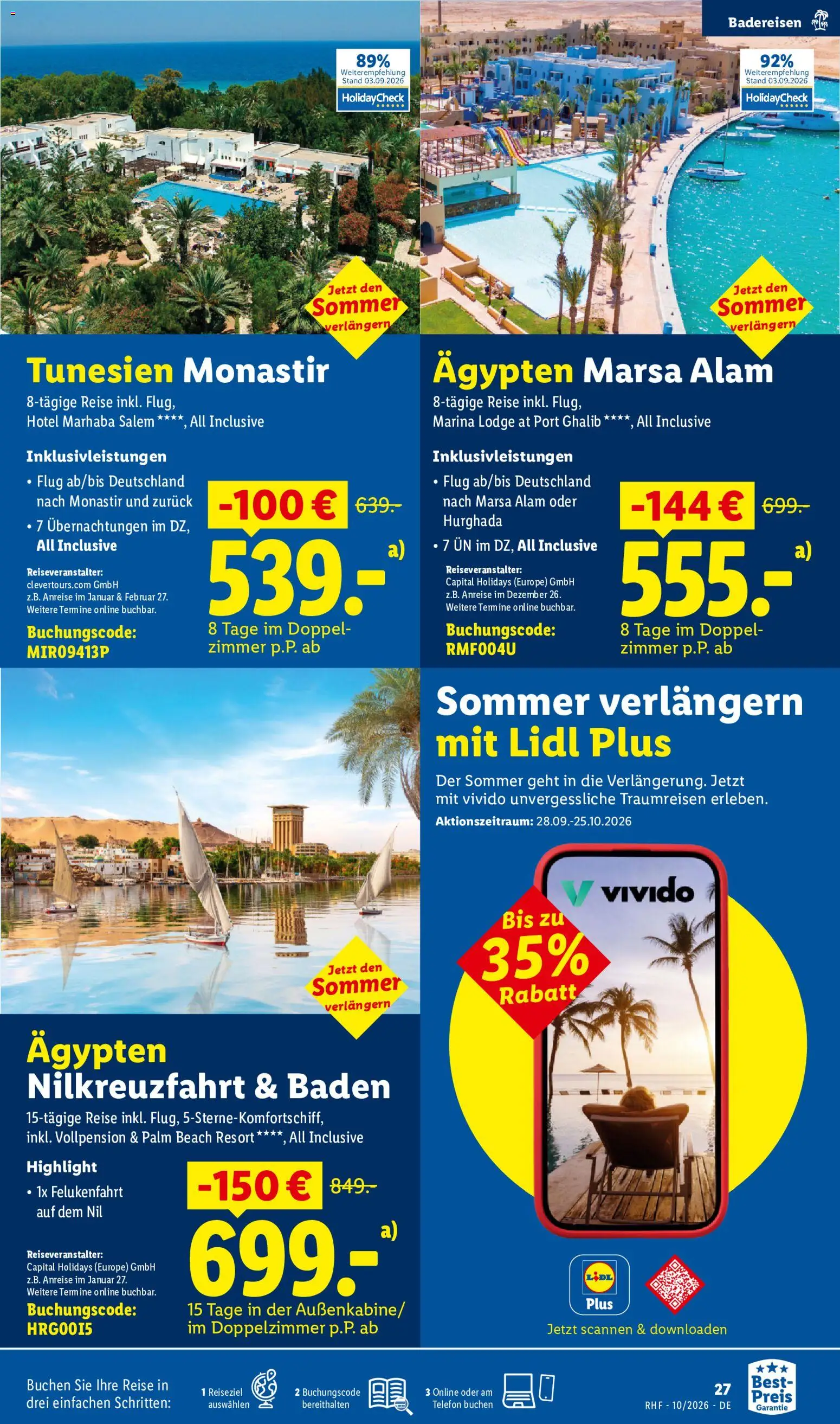 Lidl Reisen Prospekt – gültig ab 30.09.2026 | Seite: 27