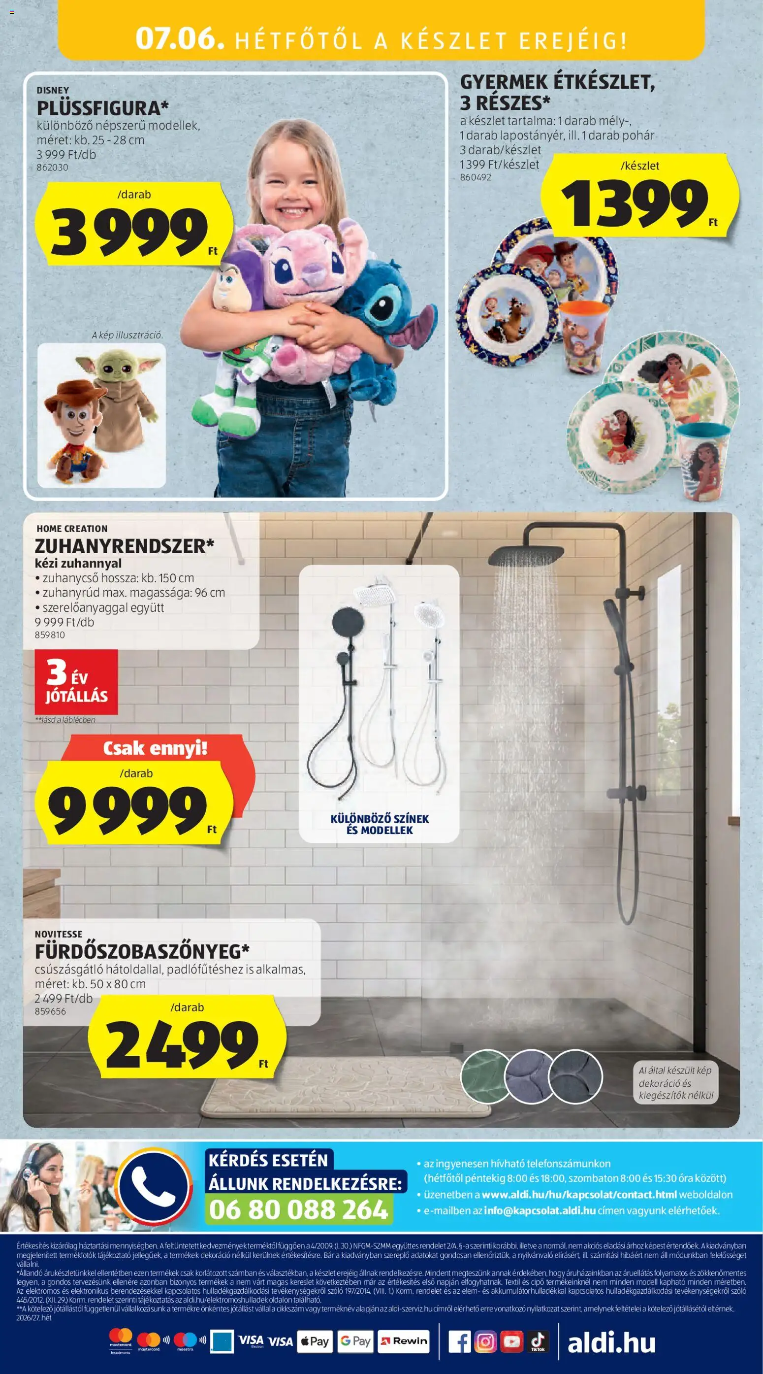 Aldi akciós ujság - amely érvényes a következő dátumtól: 2026.07.02. | Oldal: 61 | Termékek: Szőlő, Óra, Dekoráció, Fürdőszoba