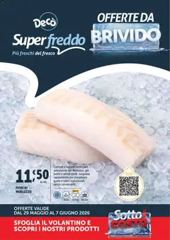 Anteprima del volantino Decò volantino Superfreddo valido a partire dal 29.05.2026